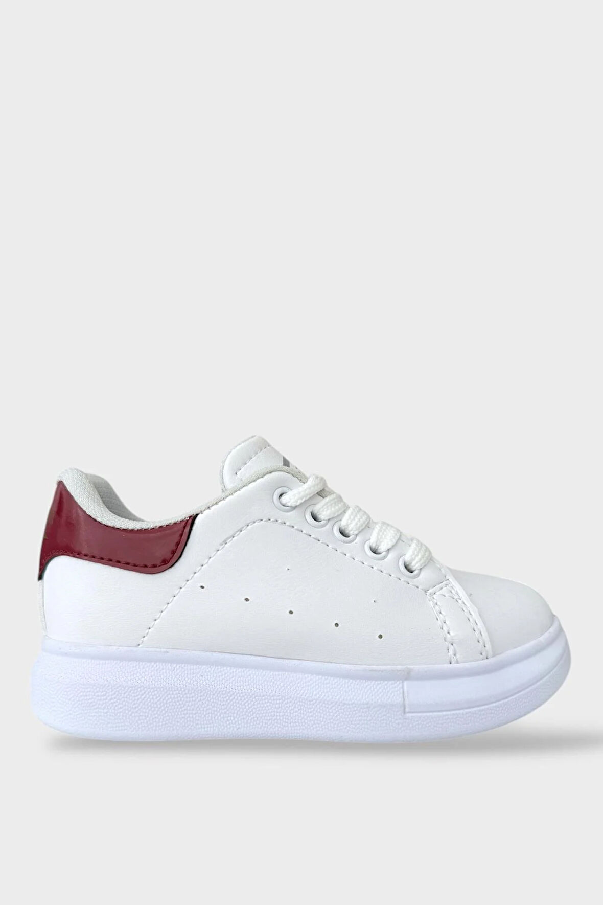 Çocuk Bağcıklı Anatomik Comfort Taban Spor Ayakkabı BEYAZ