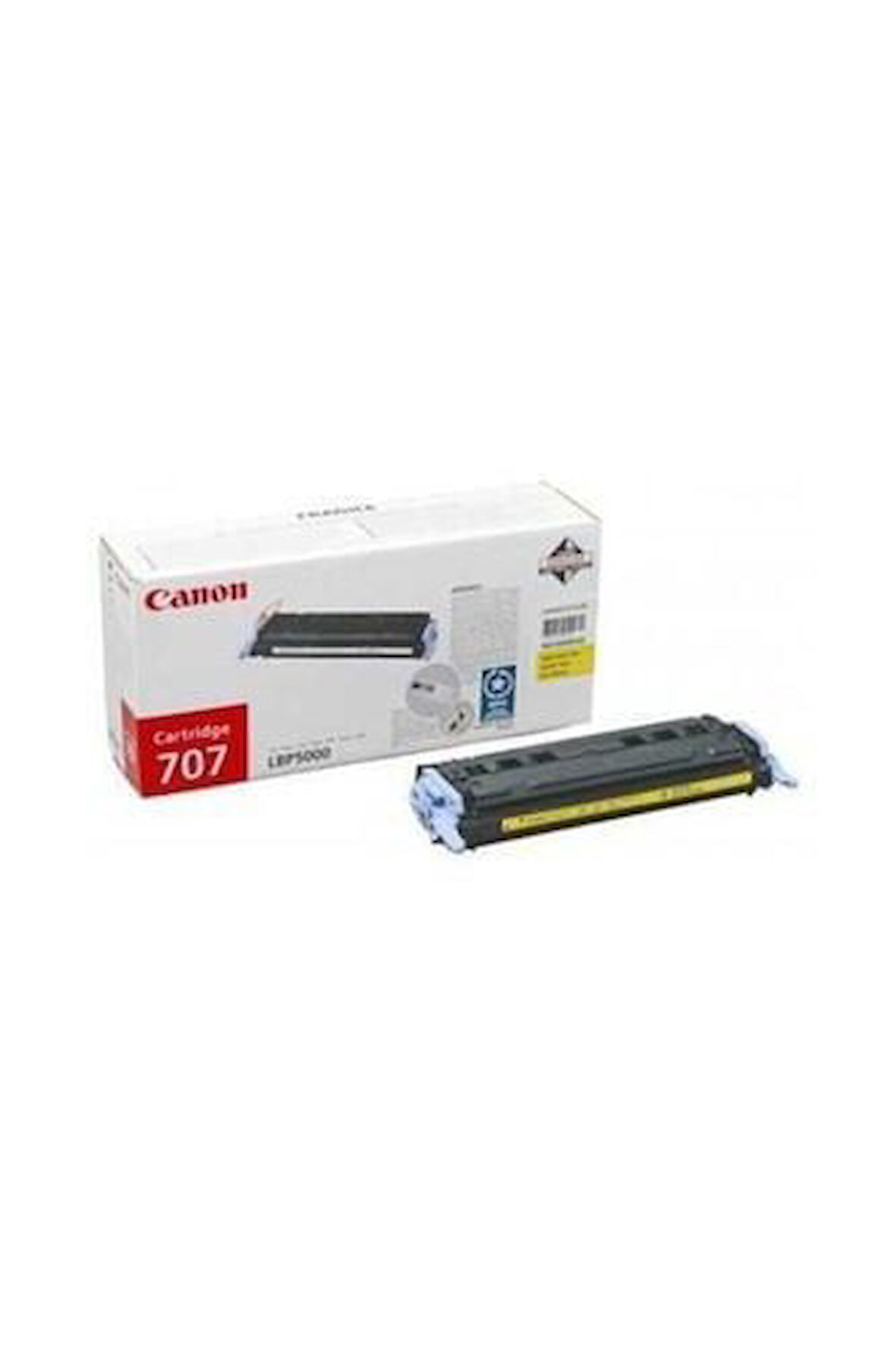 Canon CRG-707Y (9421A004) Sarı Orjinal Toner - LPB5000 / LBP5100 (T5480)