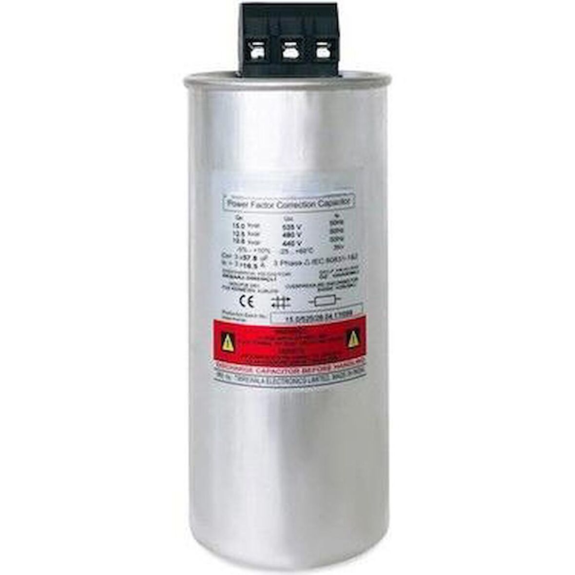 CYL - 20 - 480 - SCR 480V/525V Ağır Hizmet Silindir Tip Kondansatör  -  9 Adet