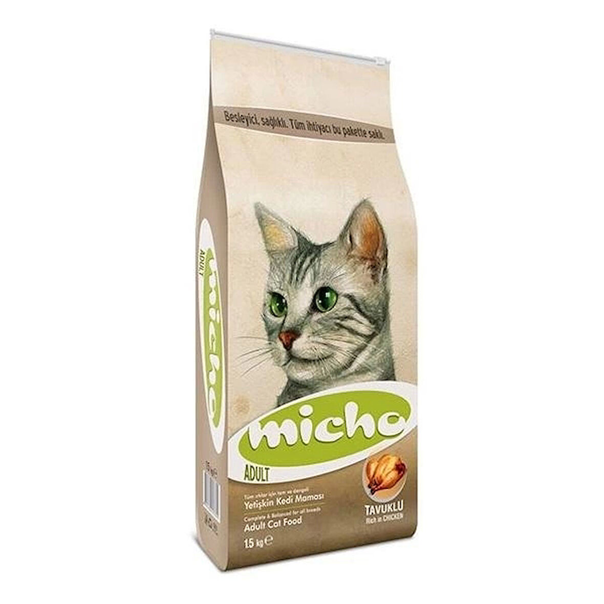Micho Adult Cat Tavuklu Yetişkin Kedi Maması 1.5Kg
