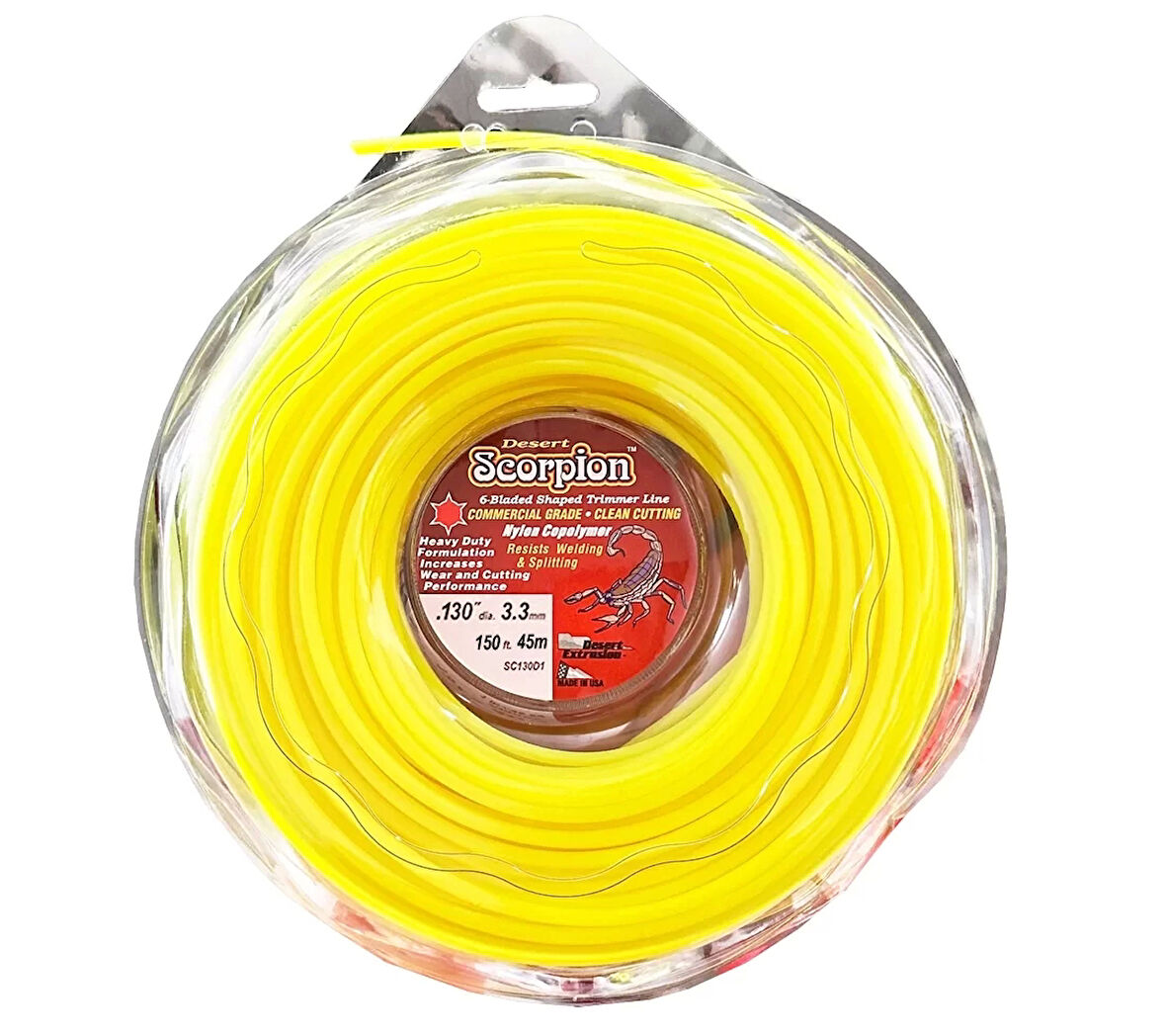 Scorpion Motorlu Tırpan Misinası 3.30Mm 45M 6 Köşe