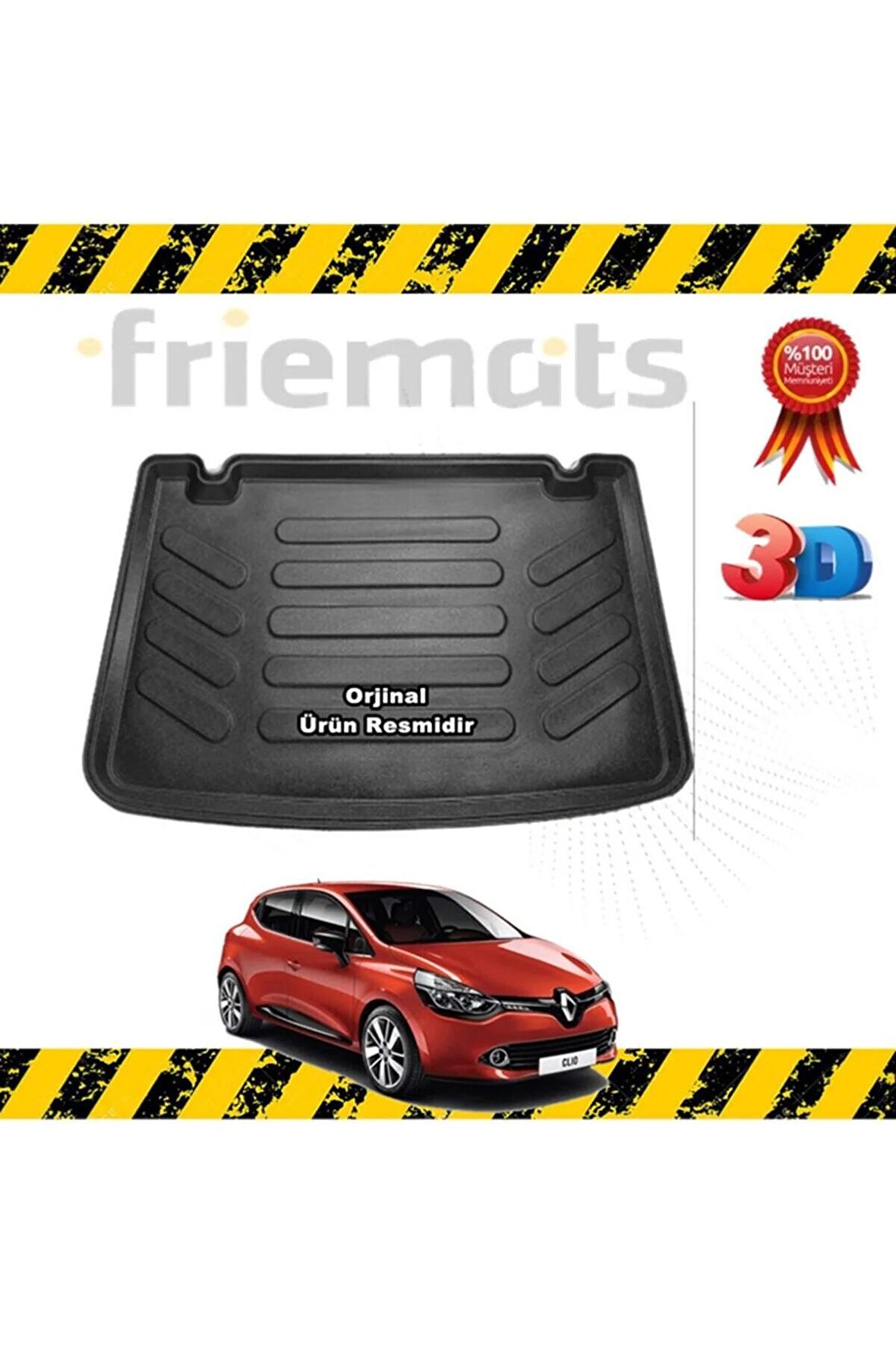 Renault Clio 4 Hb 3d Bagaj Havuz Paspası 2013-2020 Arası