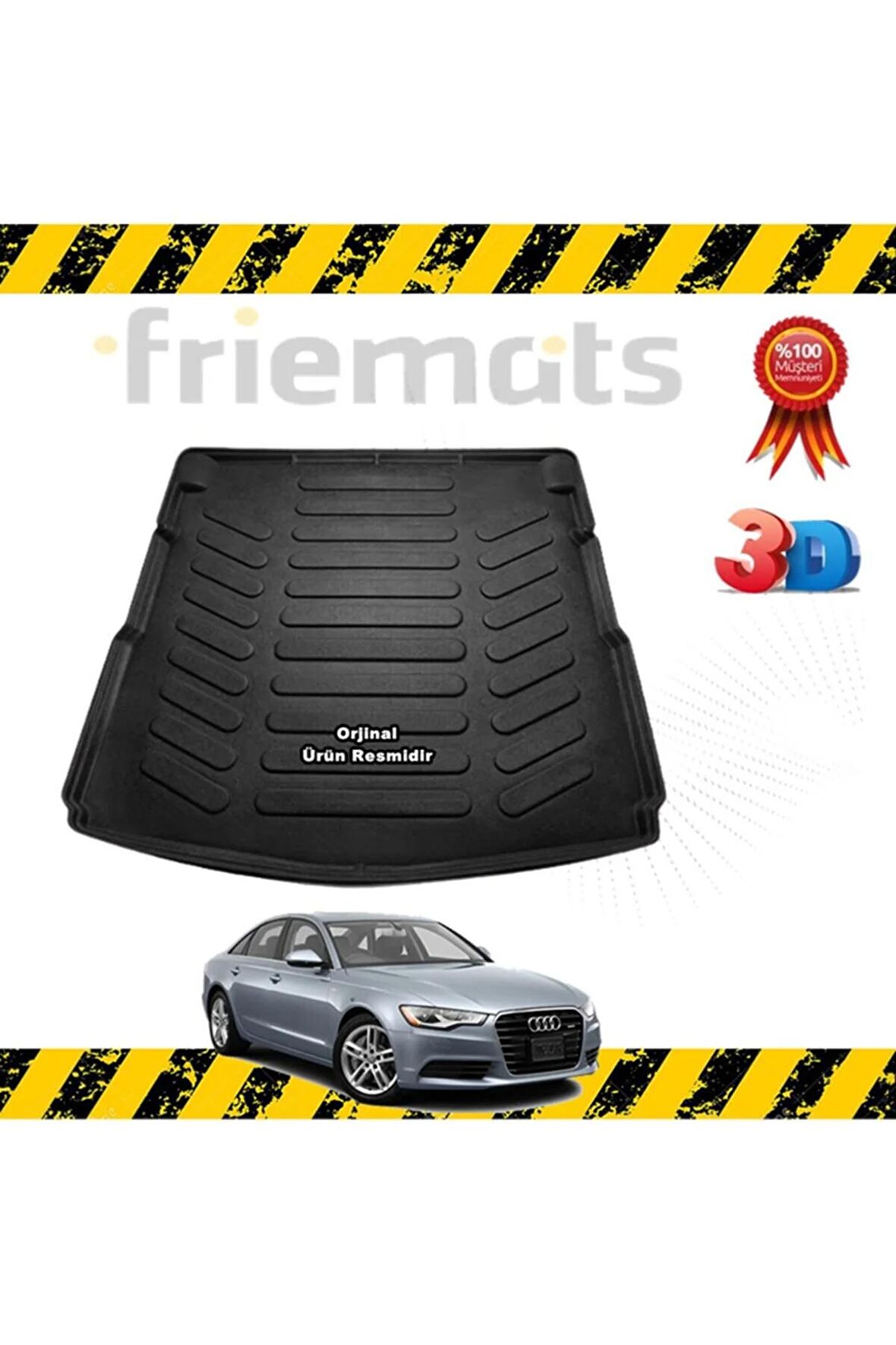 Audi A6 3d Bagaj Havuz Paspası 2011-2019 Arası