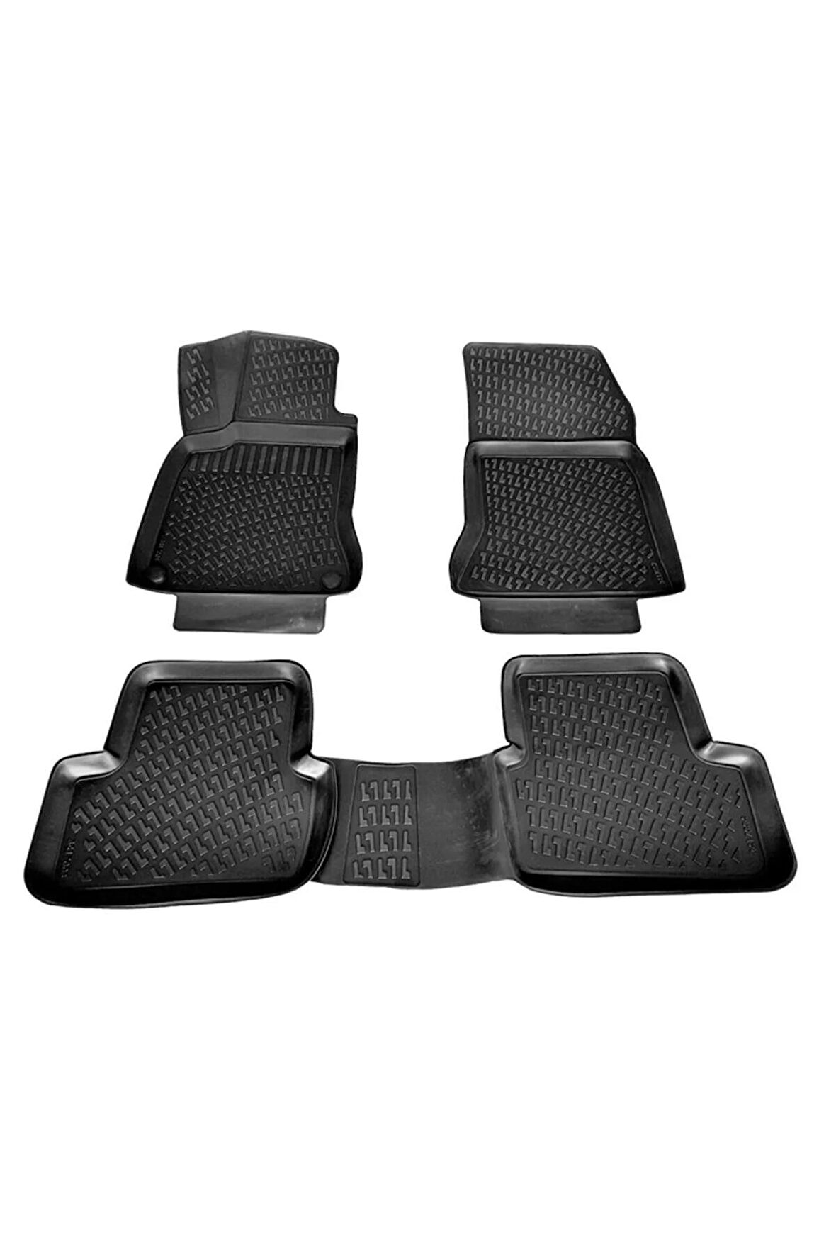 Mercedes Gla 3d Paspas Havuzlu Siyah 2014-2020 Arası 4 Parça Set
