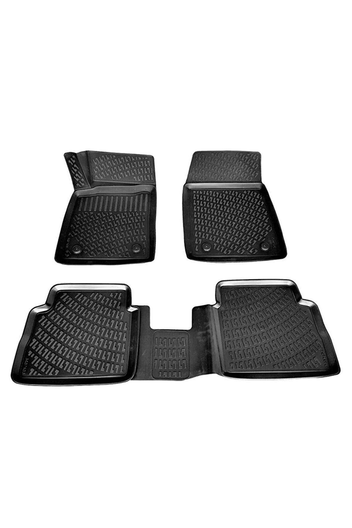 Opel Vectra C 3d Paspas Havuzlu Sedan 2002 - 2008 Arası Siyah 4 Parça Set