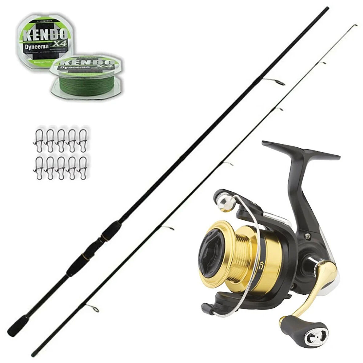 Daiwa Rs 4000 - Remixon Double Black 240cm Spin Olta Seti