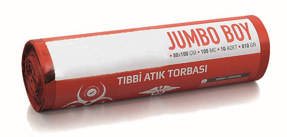 TIBBI ATIK 80*110 JUMBO 813GR - (10 LU) 100 MİCRON FT494