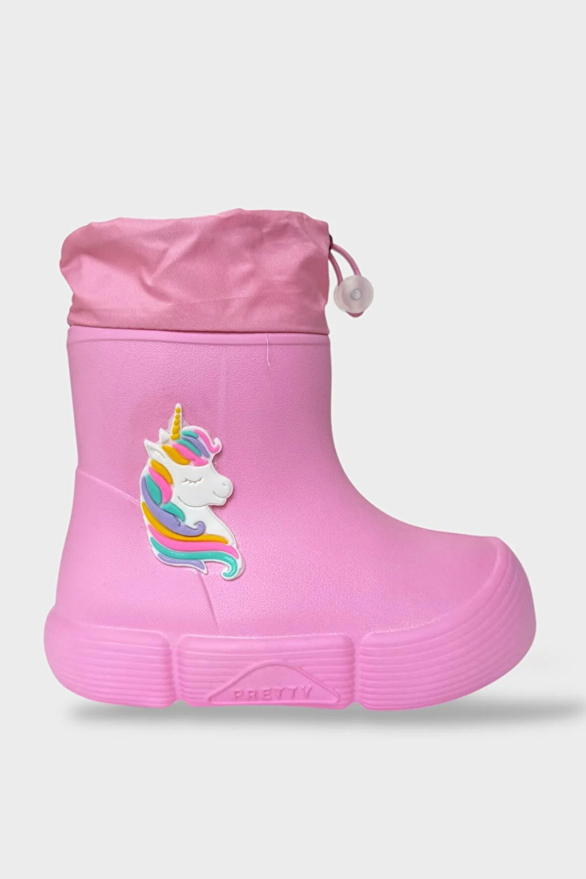 Çocuk Kışlık Su Geçirmez Yağmur Botu PEMBE