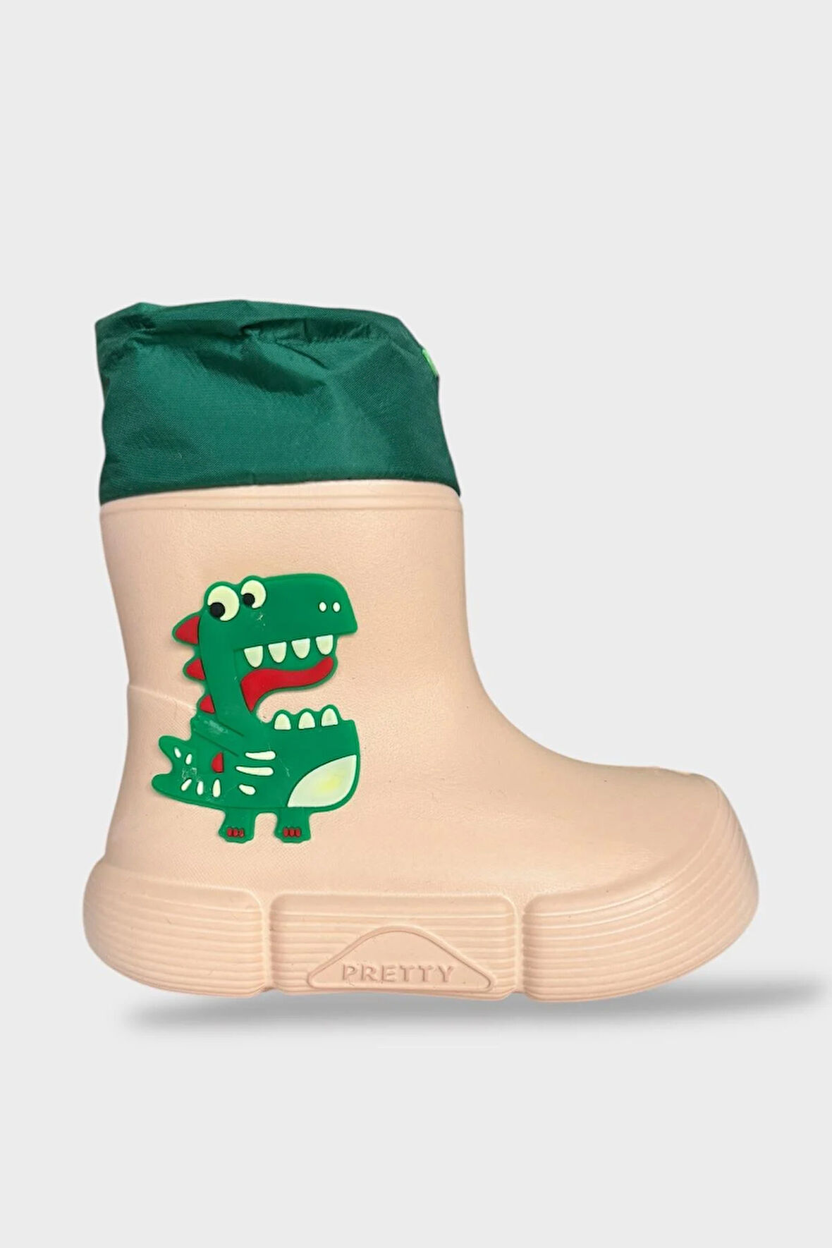 Çocuk Kışlık Su Geçirmez Yağmur Botu BEJ