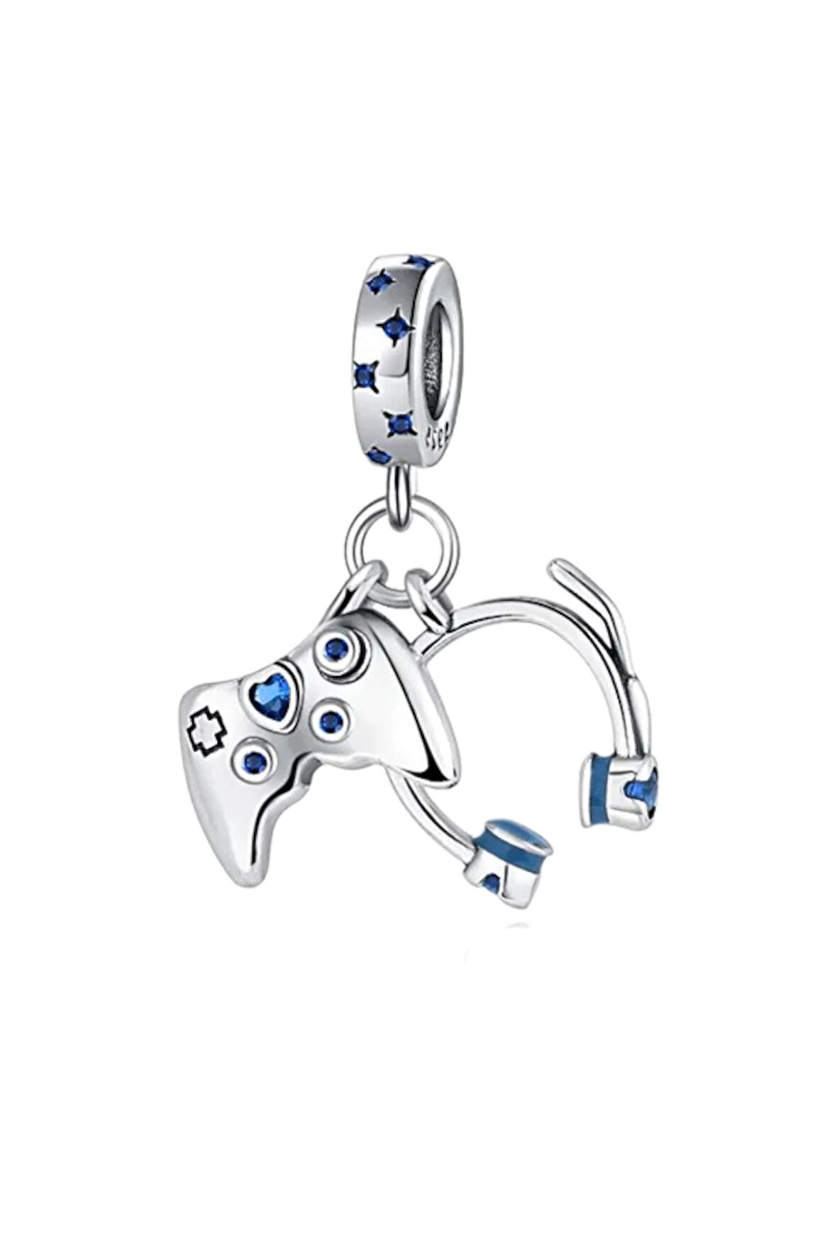 Oyun Kolu ve Kulaklık Gamer Charm | 925 Ayar Gümüş
