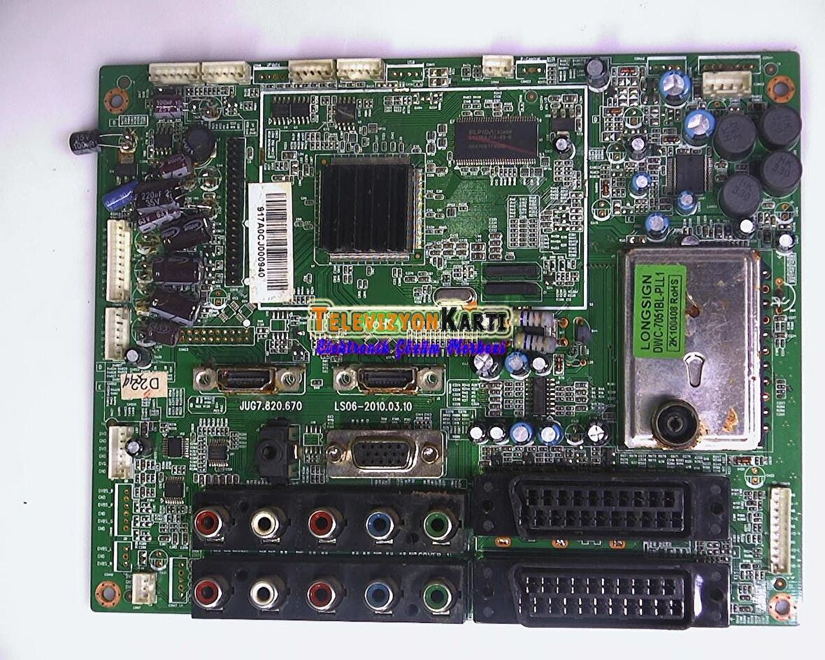 JUG7.820.670, LS06-2010.03.10, Premier PR 42F106 Main Board