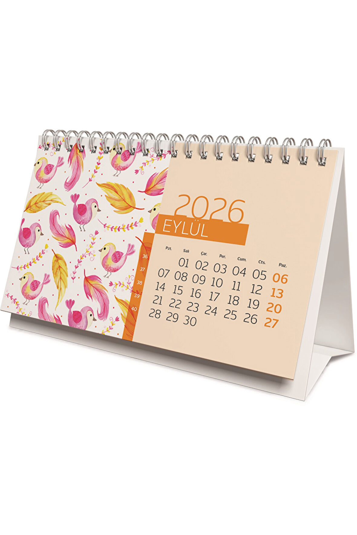 9x17 Bristol 2026 Üçgen Masa Takvimi