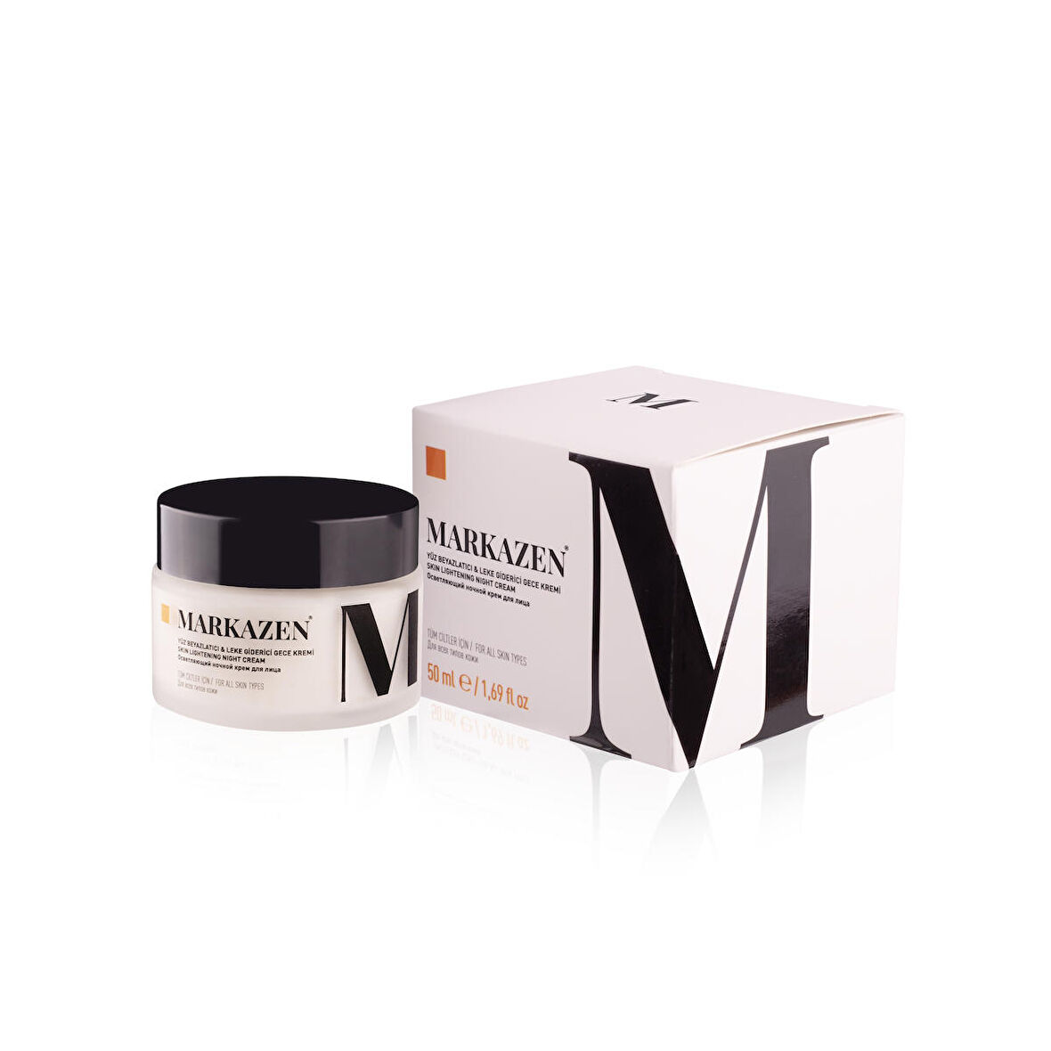 Markazen Tüm Cilt Tipleri İçin Aydınlatıcı Gece Kremi  50 ml 