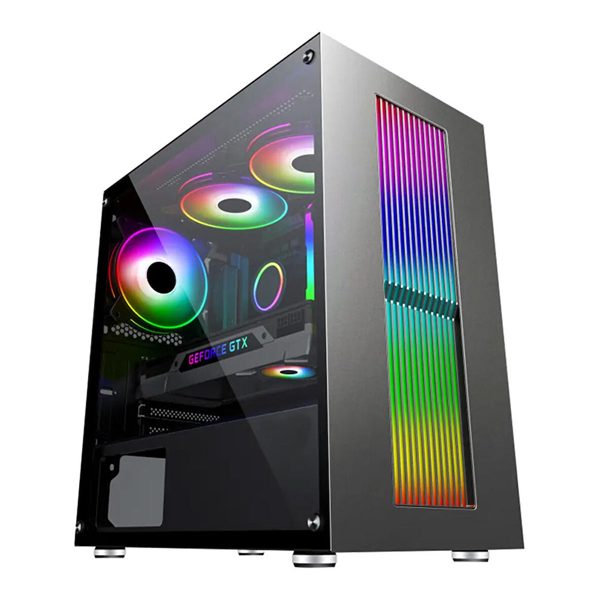 Xaser Xsr233 Intel 2600 16 GB DDR3 RAM 512 GB SSD AMD Radeon RX 550 FreeDos Masaüstü Bilgisayar 