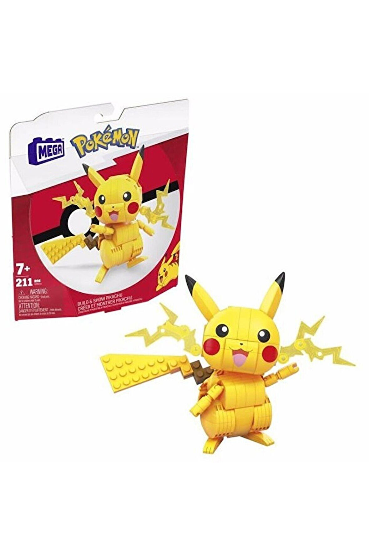 Mega Pokémon Yap ve Oyna Figürler Pikachu GMD31