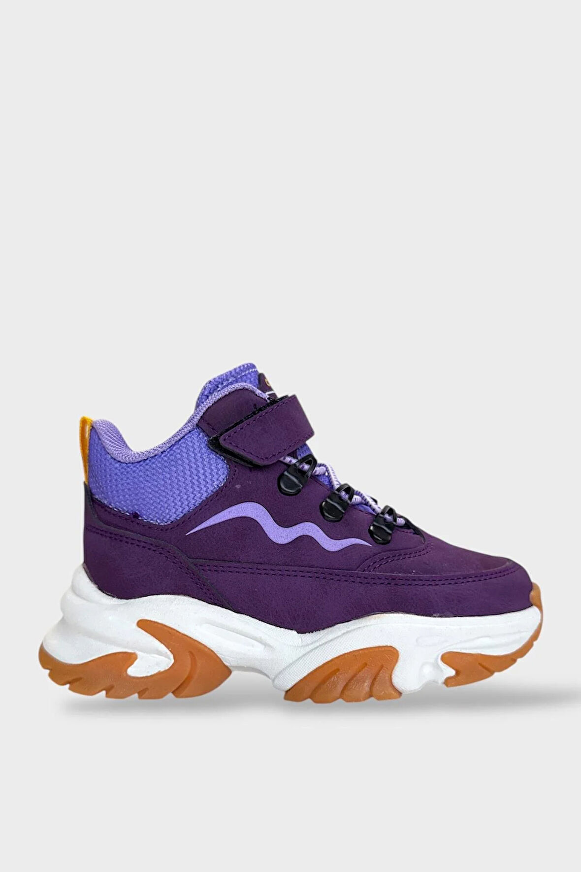 Soğuğa ve Suya Dayanıklı Kaymaz Kauçuk Taban Çocuk Bot MOR