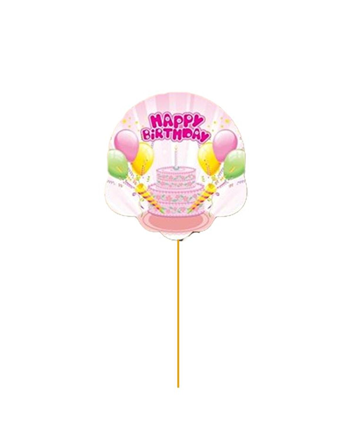 HAPPY BİRTHDAY PASTA PEMBE KÜRDAN 20'Lİ
