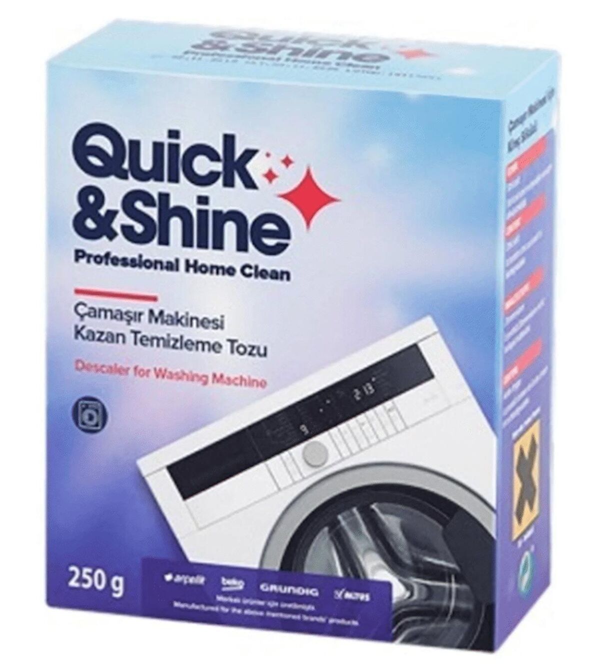 Quick&Shine 250 gr Toz Kireç Önleyici