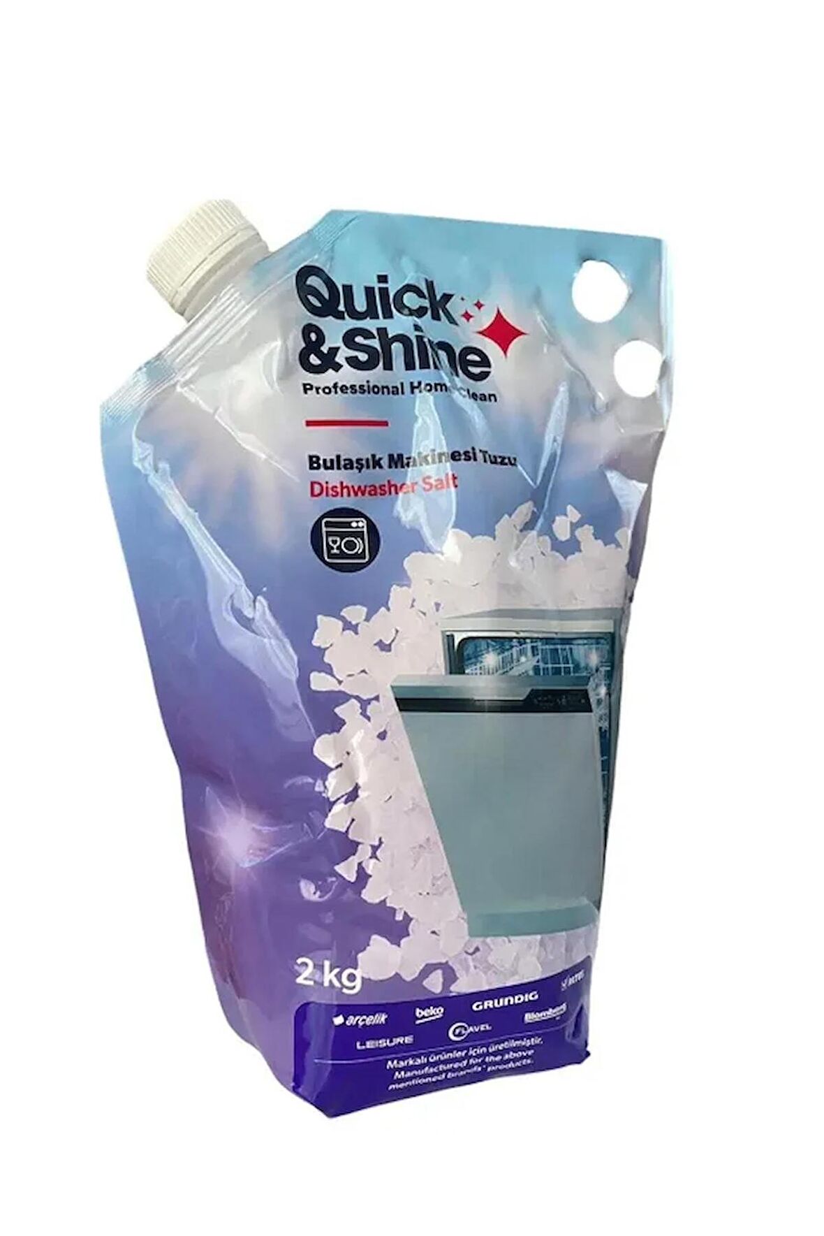 Quick&Shine Bulaşık Makinası Tuzu 2 kg