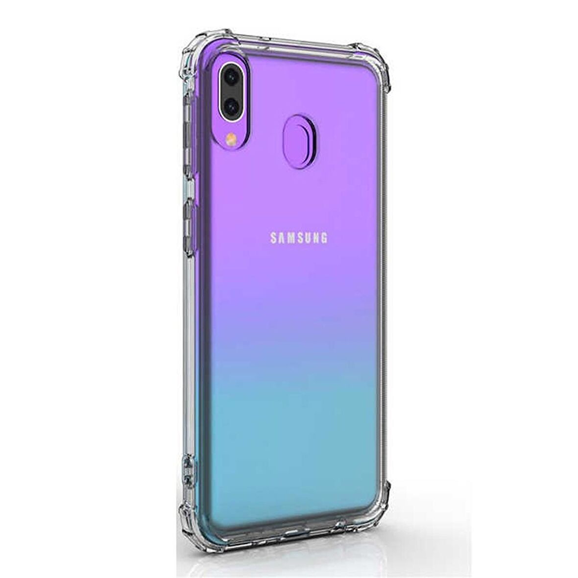 Gpack Samsung Galaxy M10s Kılıf AntiShock Ultra KorumaNano Glass
