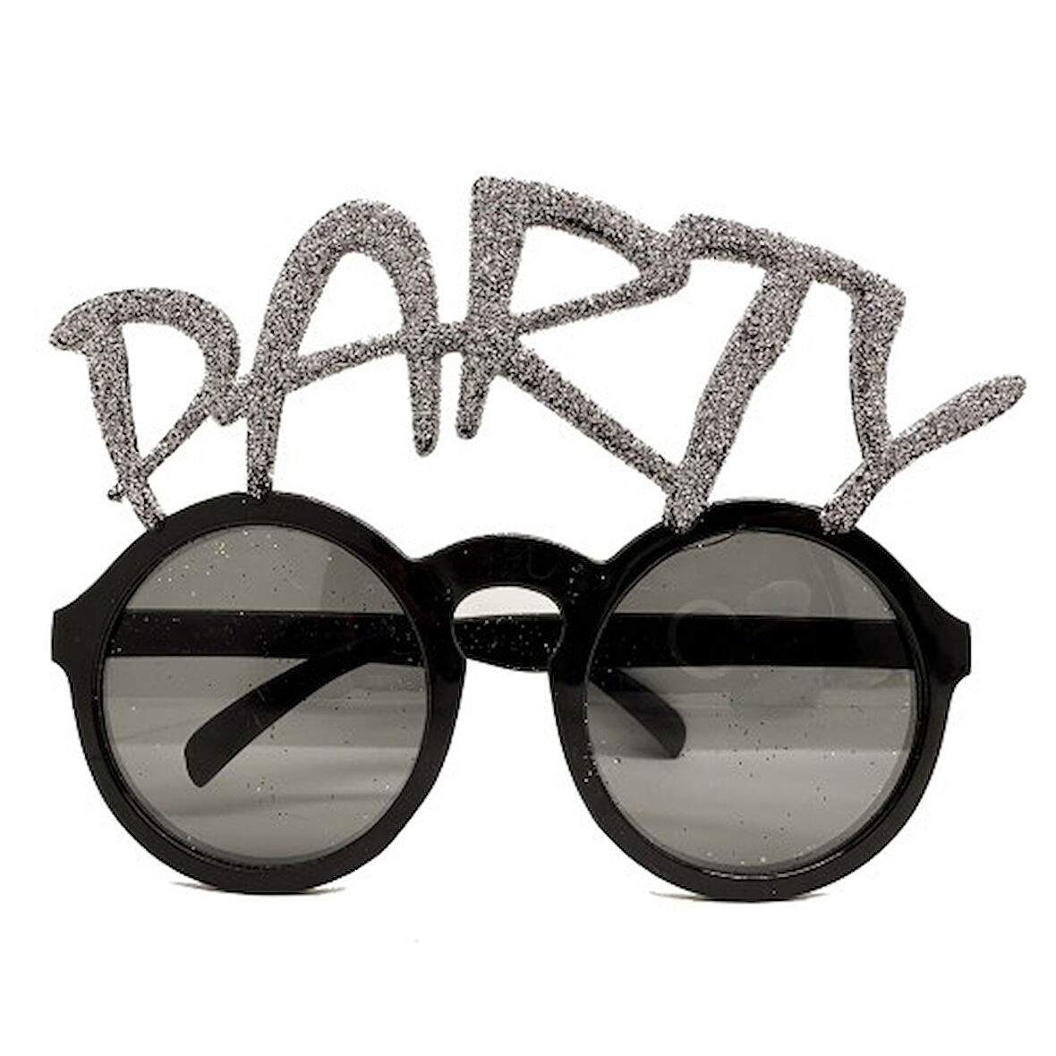 Periboia Gümüş Simli Party Yazılı Parti Gözlüğü Show
