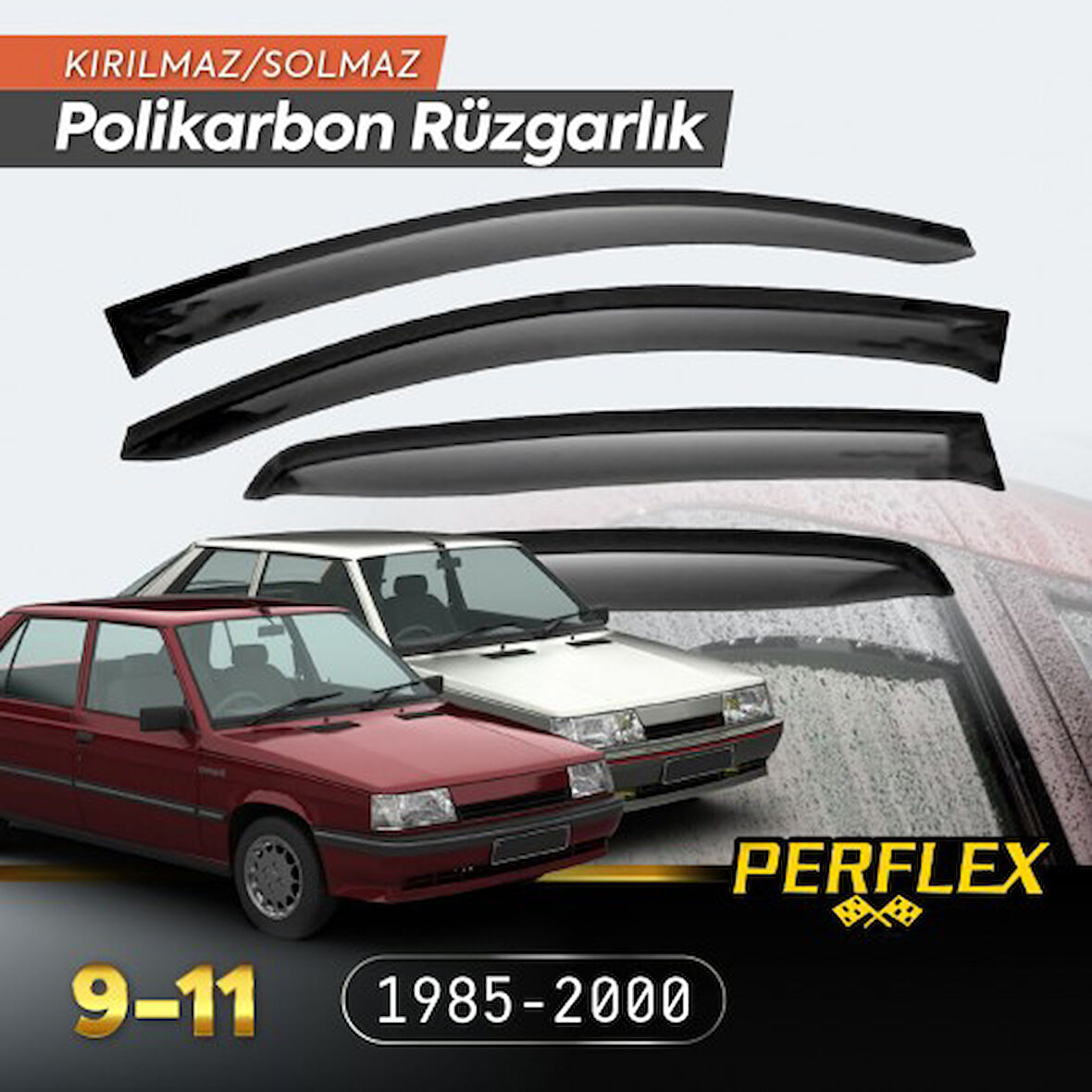 Periboia Renault 9-11 1985-2000 Cam Rüzgarlığı V2 Mugen