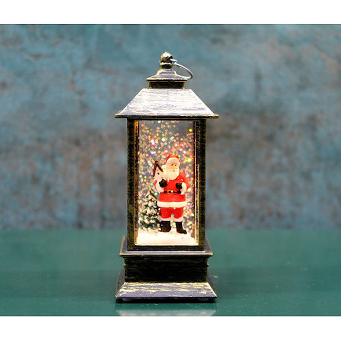 Periboia Noel Babalı Işıklı Kar Küresi 