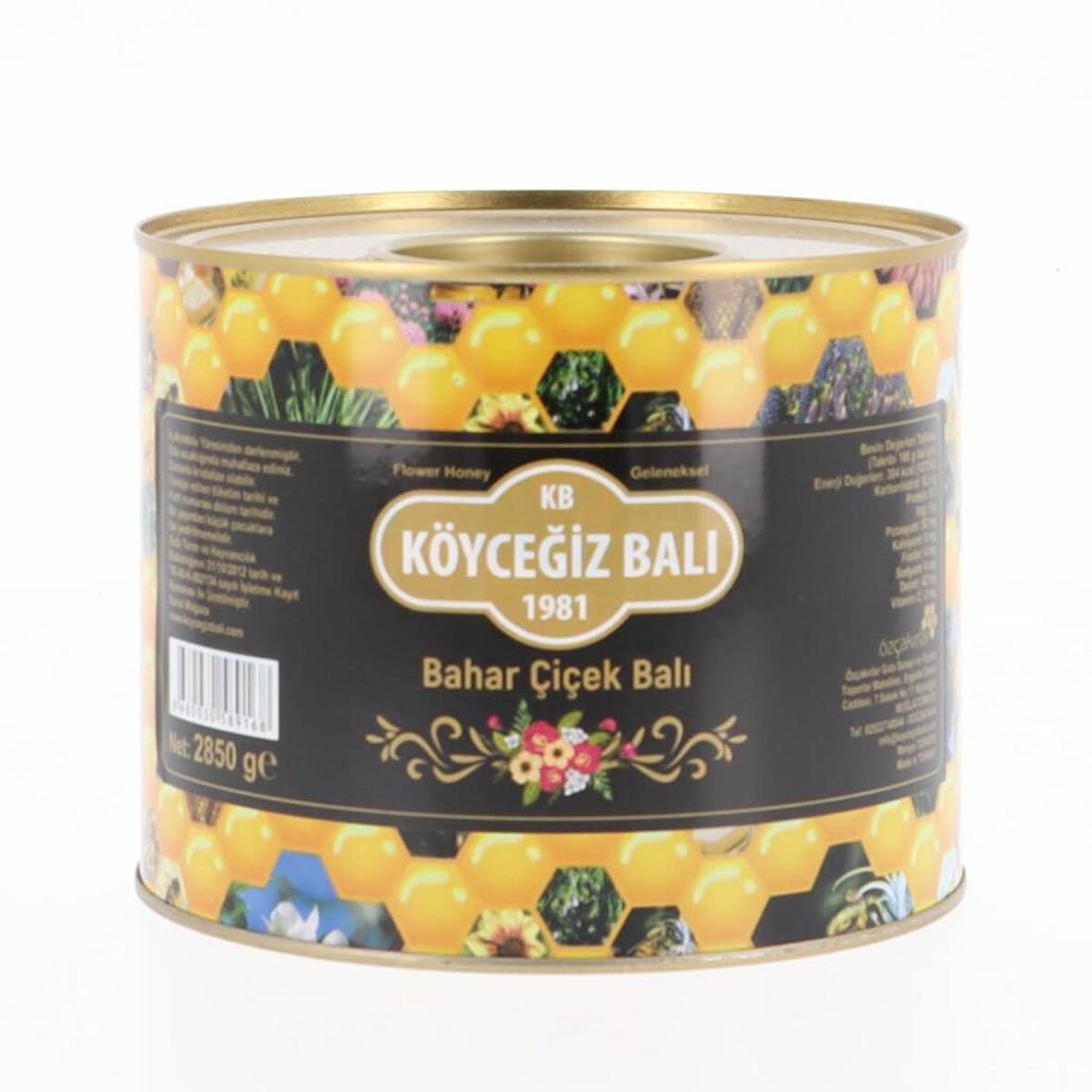 Köyceğiz Balı Bahar Çiçek Balı 2850 G Teneke