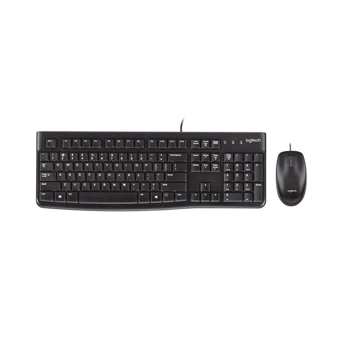 LOGITECH MK120 Klavye Mouse Set Q Tr Siyah