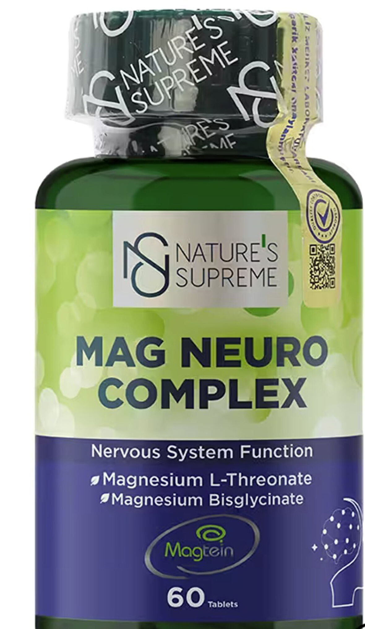  Nature's Supreme Mag Neuro Complex (Magnesium L-Threonate) 60 Tablet 