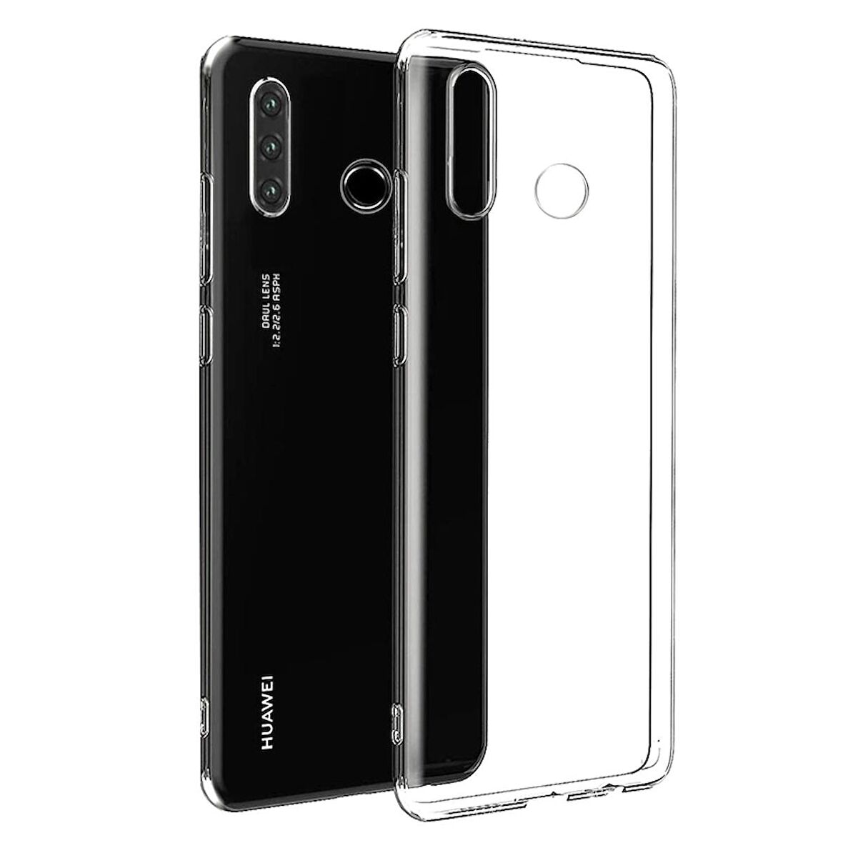 Gpack Huawei Honor 20 Lite Kılıf Süper Silikon Arka KorumaNano Glass