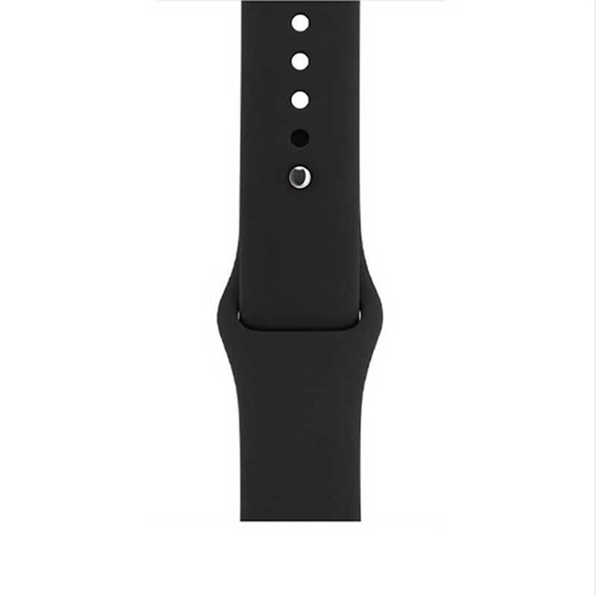 Gpack Apple Watch 44mm Kılıf Silikon Kordon Düz Renkli KRD 11