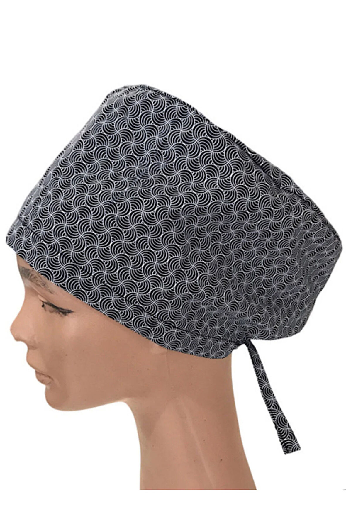 Cerrahi Bone Lastikli Ve Bağcıklıdır Doktor Hemşire Bonesi