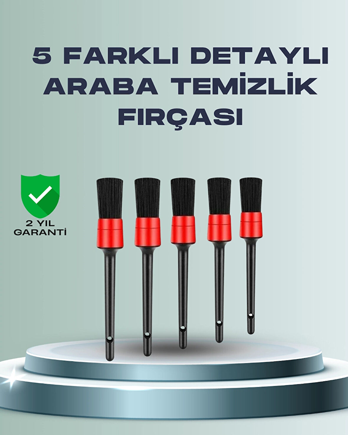 Yumuşak Kıllı Araç Bakım Fırça Takımı