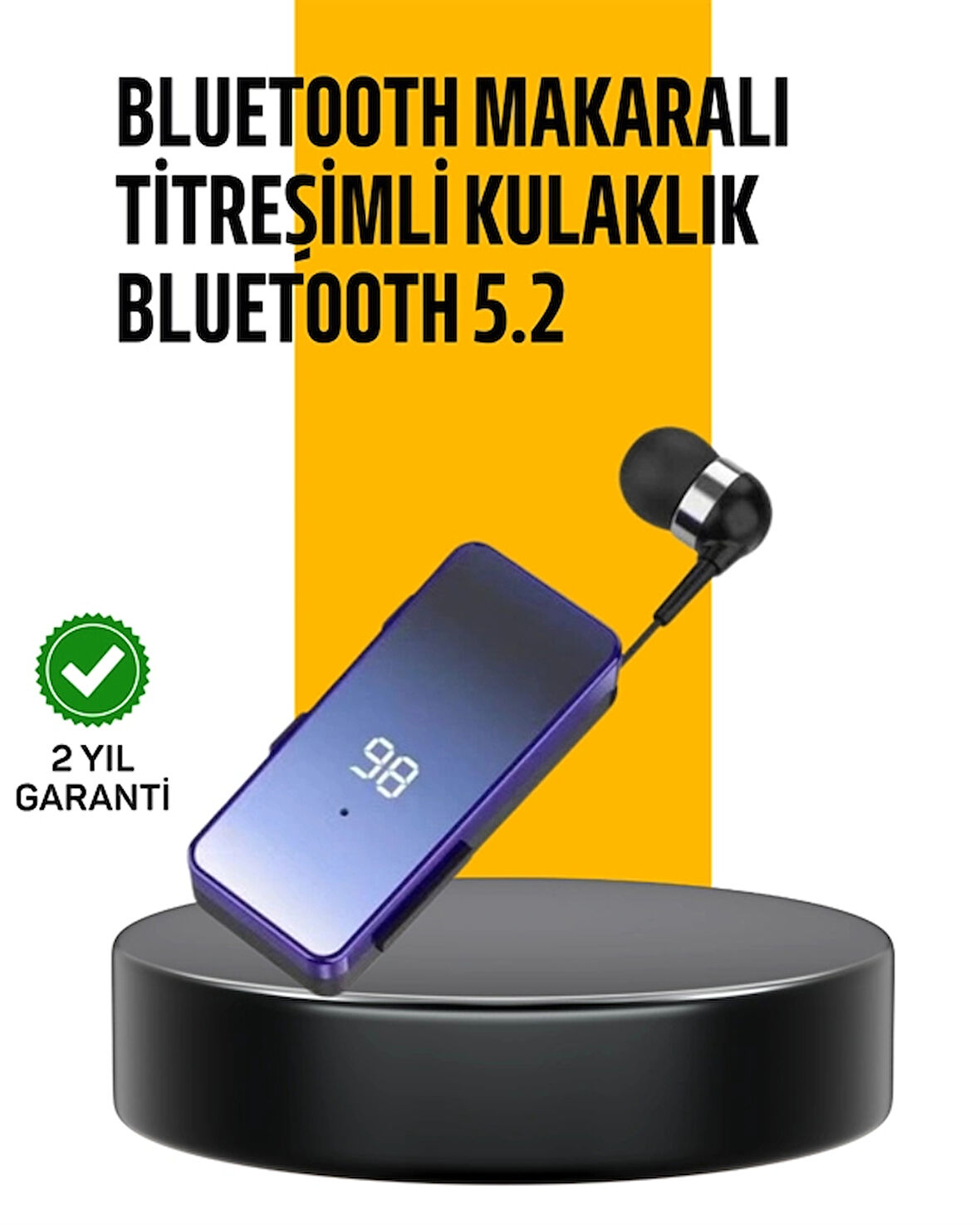 Otomatik Geri Sarma Mekanizmalı Kulaklık – Pratik Kullanım İçin Akıllı Kablo Yönetimi