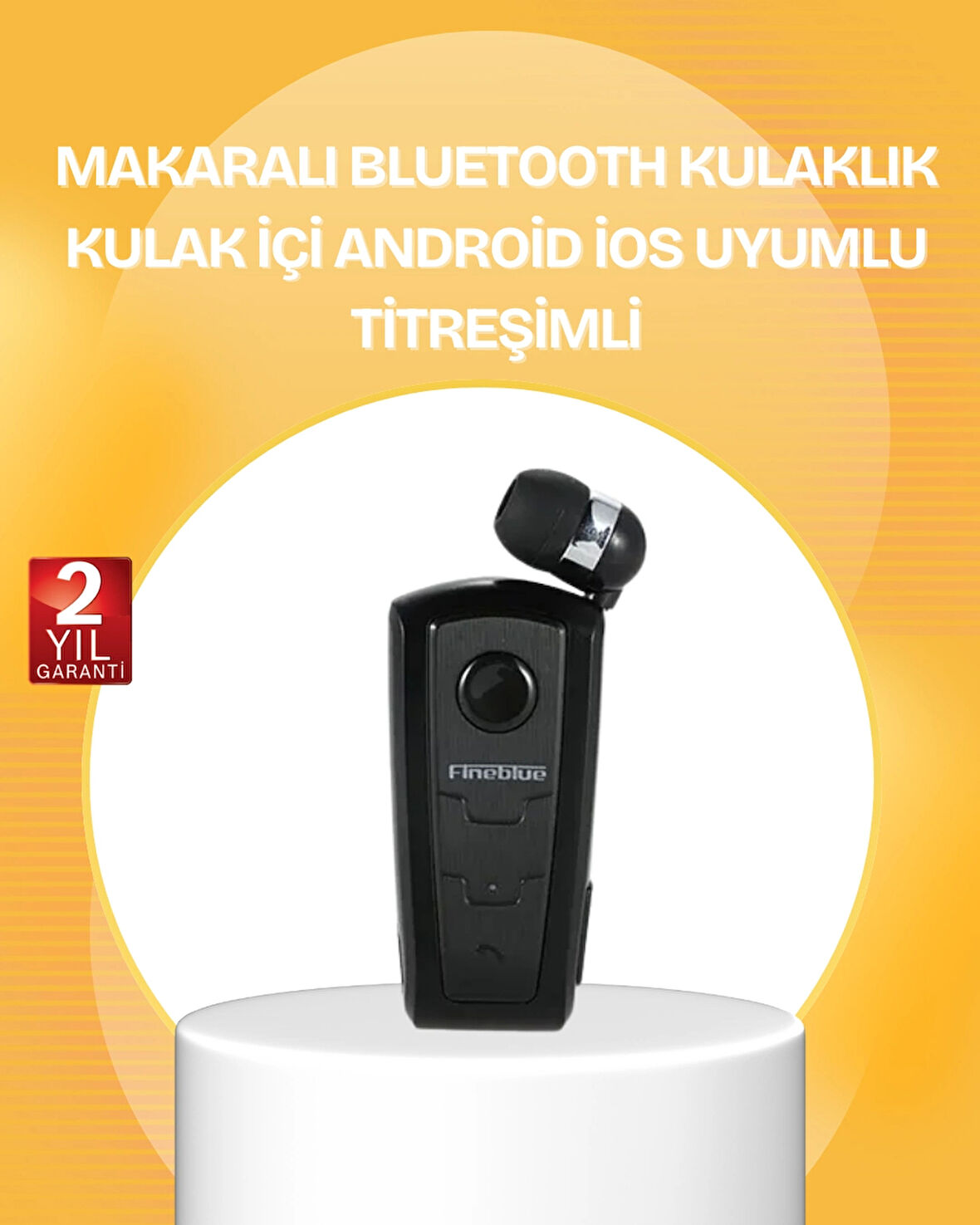 Fineblue F910 Bluetooth Kulaklık Gürültü Azaltma Titreşimli Tasarım