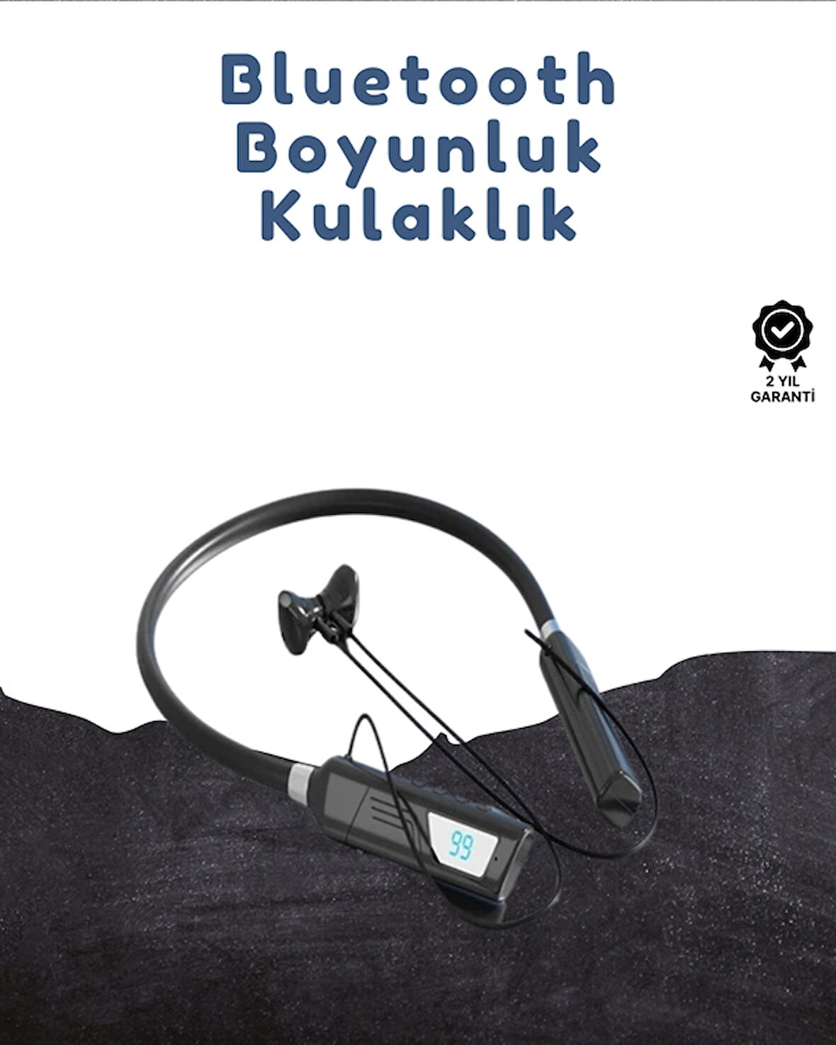 TWS Bluetooth Kulaklık – 100 Saat Bekleme Süresi, Hızlı Şarj