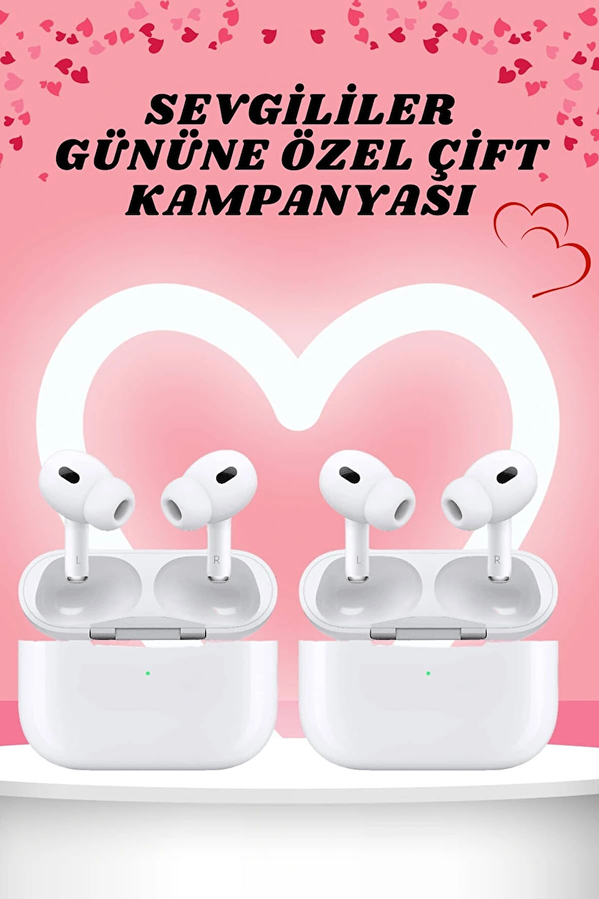 Sevgiliye Hediye Çift Kulaklığı Yeni Nesil Pro Kulaklık Sevgililer Gününe Özel Kampanya