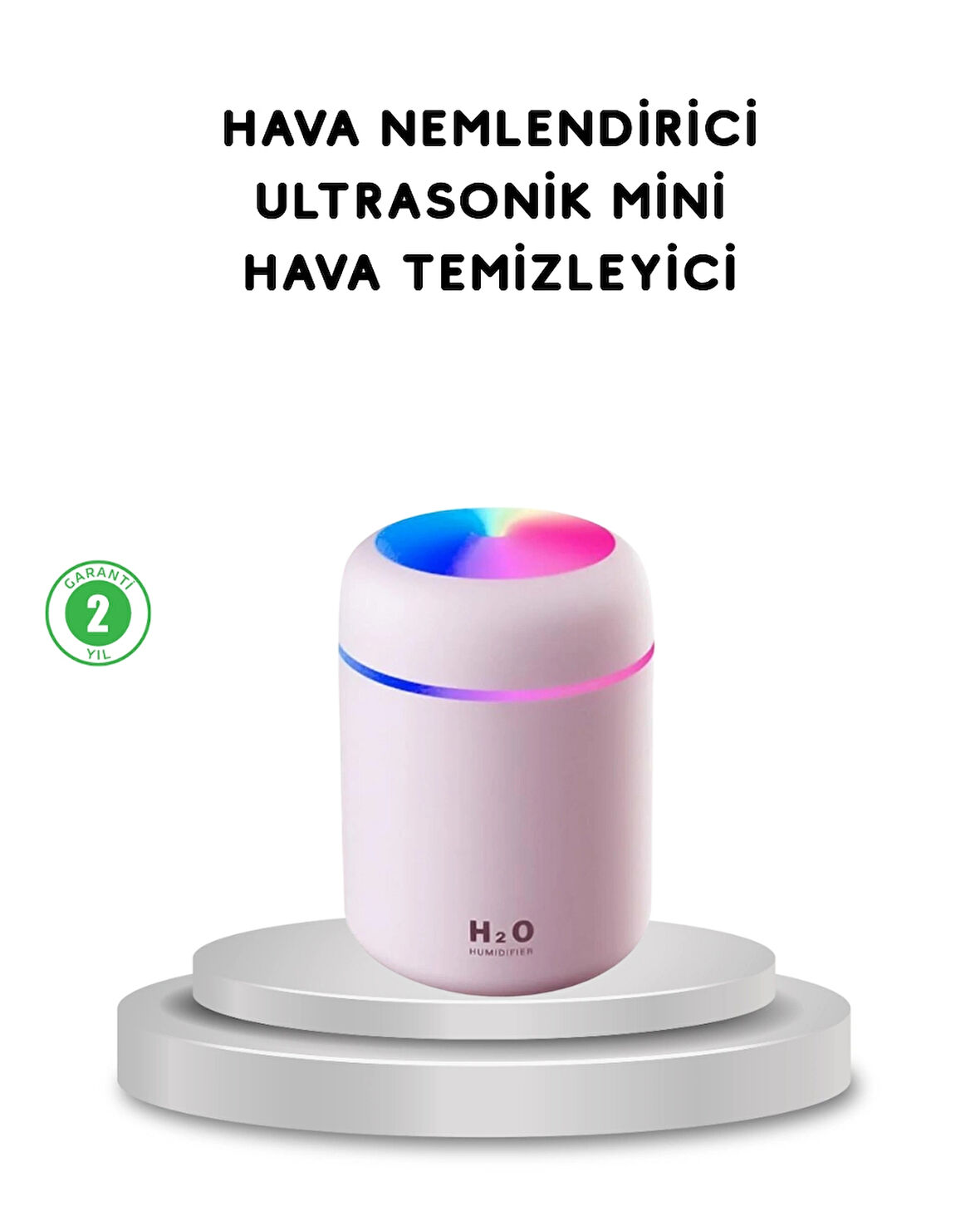 USB Bağlantılı LED Işıklı Hava Nemlendirici – Sessiz ve Kullanıcı Dostu Tasarım