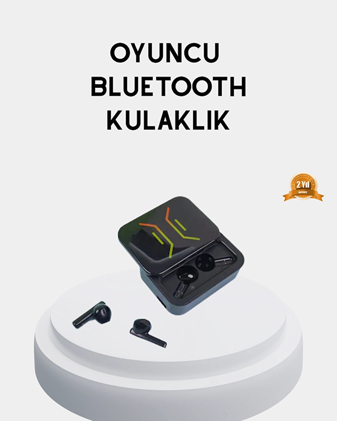 Bluetooth 5.3 Kulaklık – Kablolu & Kablosuz Kullanım, 2000 mAh Powerbank, 4 Saat Kesintisiz Müzik