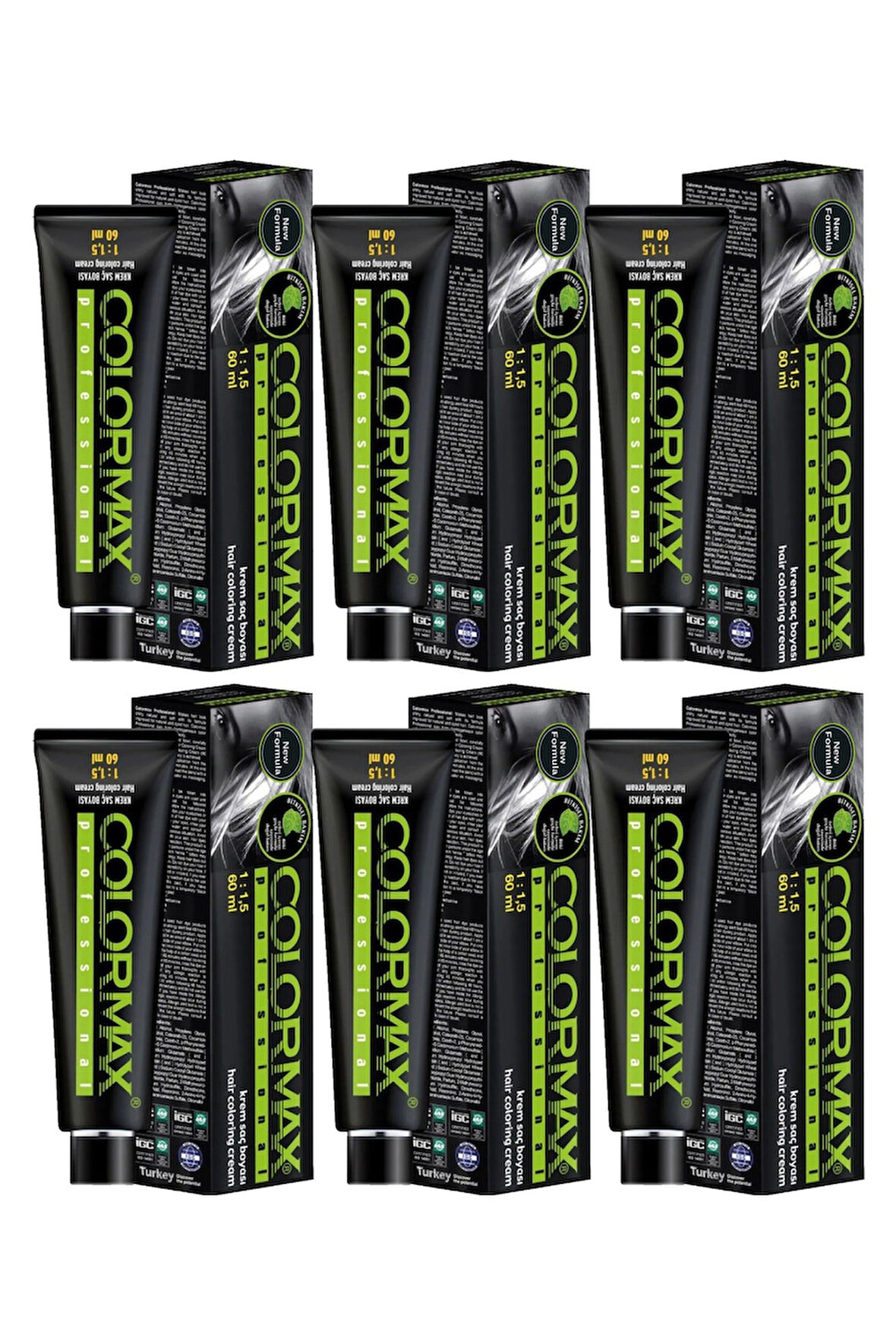 Colormax SPS096 Nouveau 2025/04 Kestane 60 Ml 6 Adet Saç Boyası Oksidansız