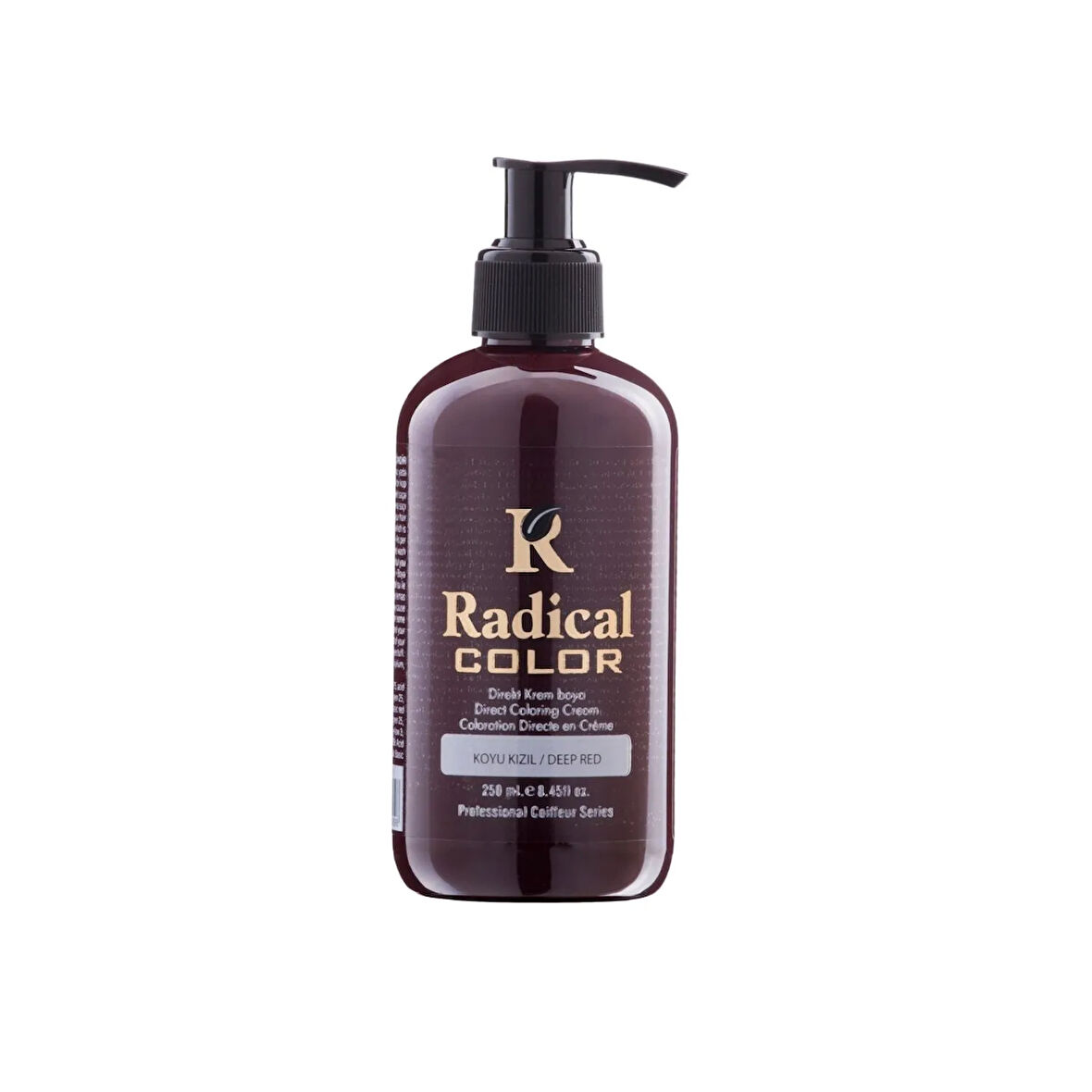 Radical Color NEW 25/Deepred Amonyaksız Su Bazlı Saç Boyası 250 ML 1 Adet Koyu Kızıl