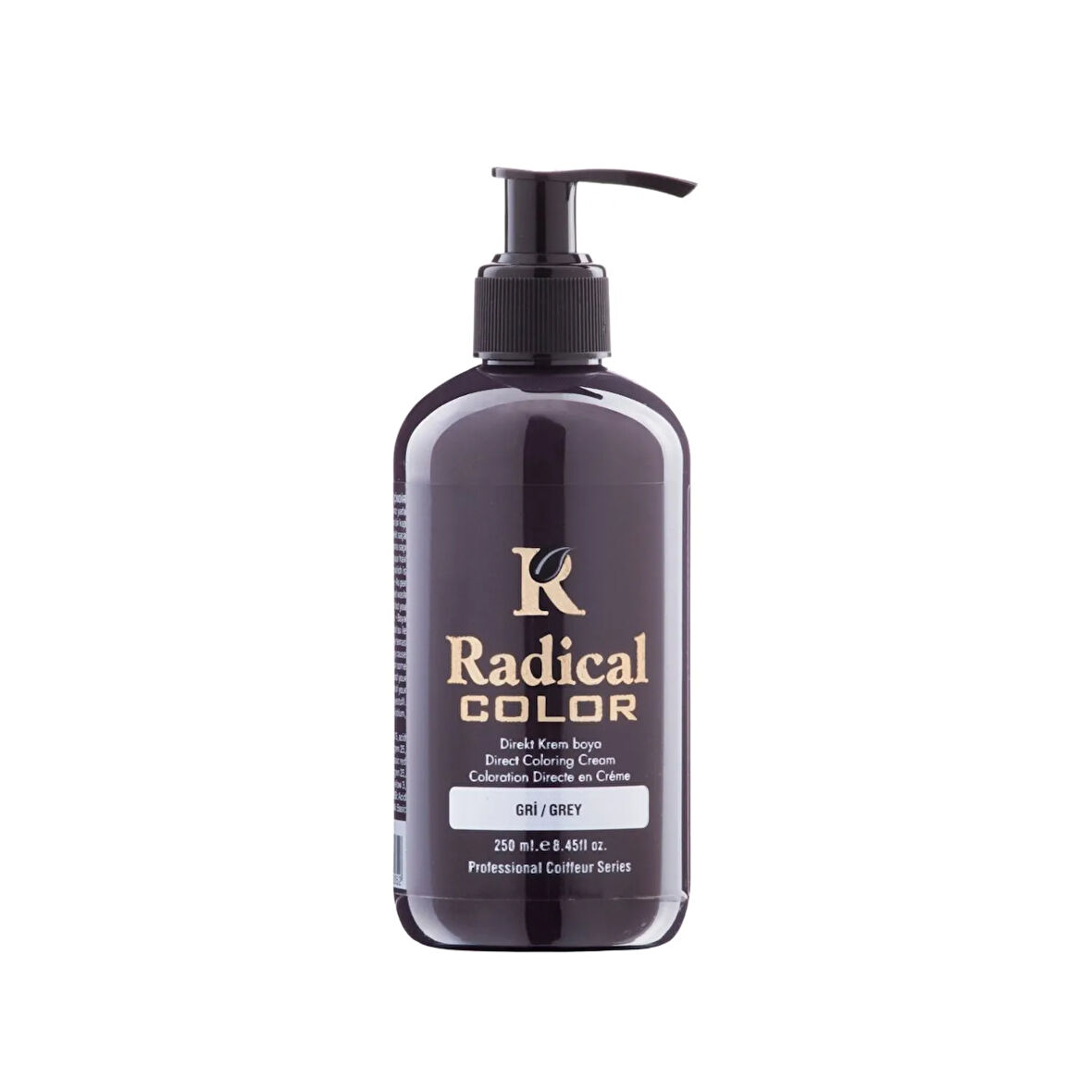 Radical Color NEW 25/Grey Amonyaksız Su Bazlı Saç Boyası 250 ML 1 Adet Gri