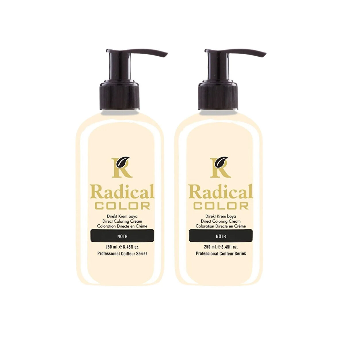Radical Color NEW 25/Mixerizer Amonyaksız Su Bazlı Saç Boyası 250 ML 2 Adet Pastel Nötr