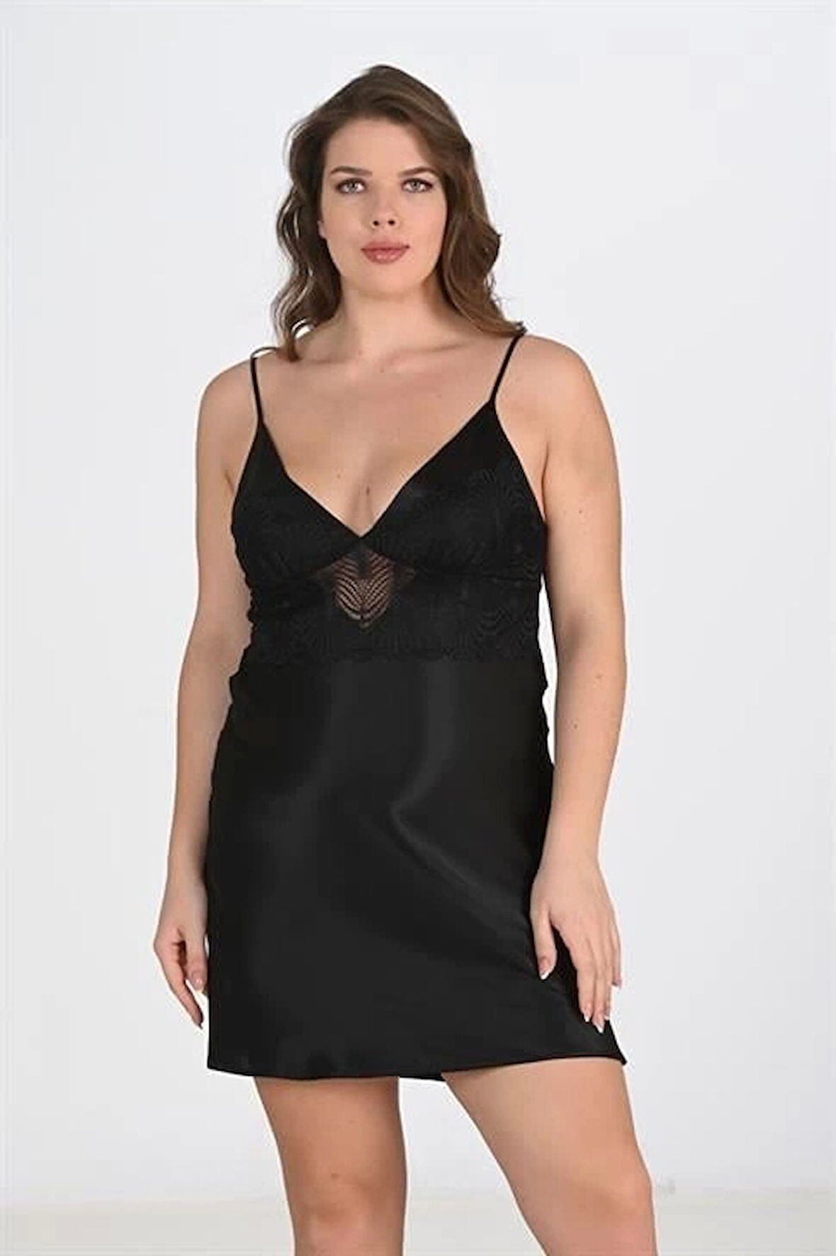 Litae 2li Siyah Sabahlık Takımı Bigsize 6213