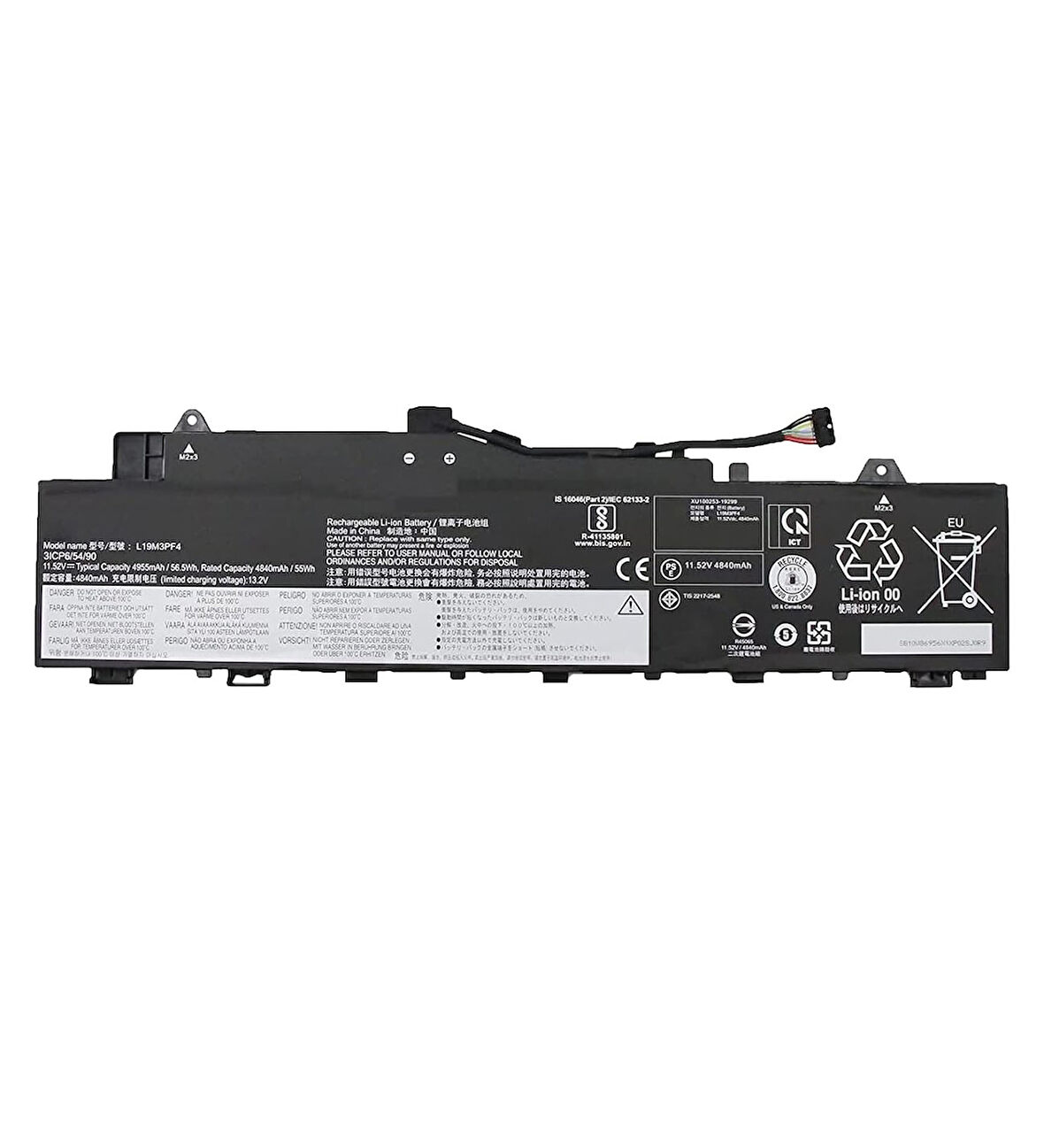 Lenovo IdeaPad 5 14ITL05 82FE005EKR ile uyumlu Notebook Batarya Laptop Pil