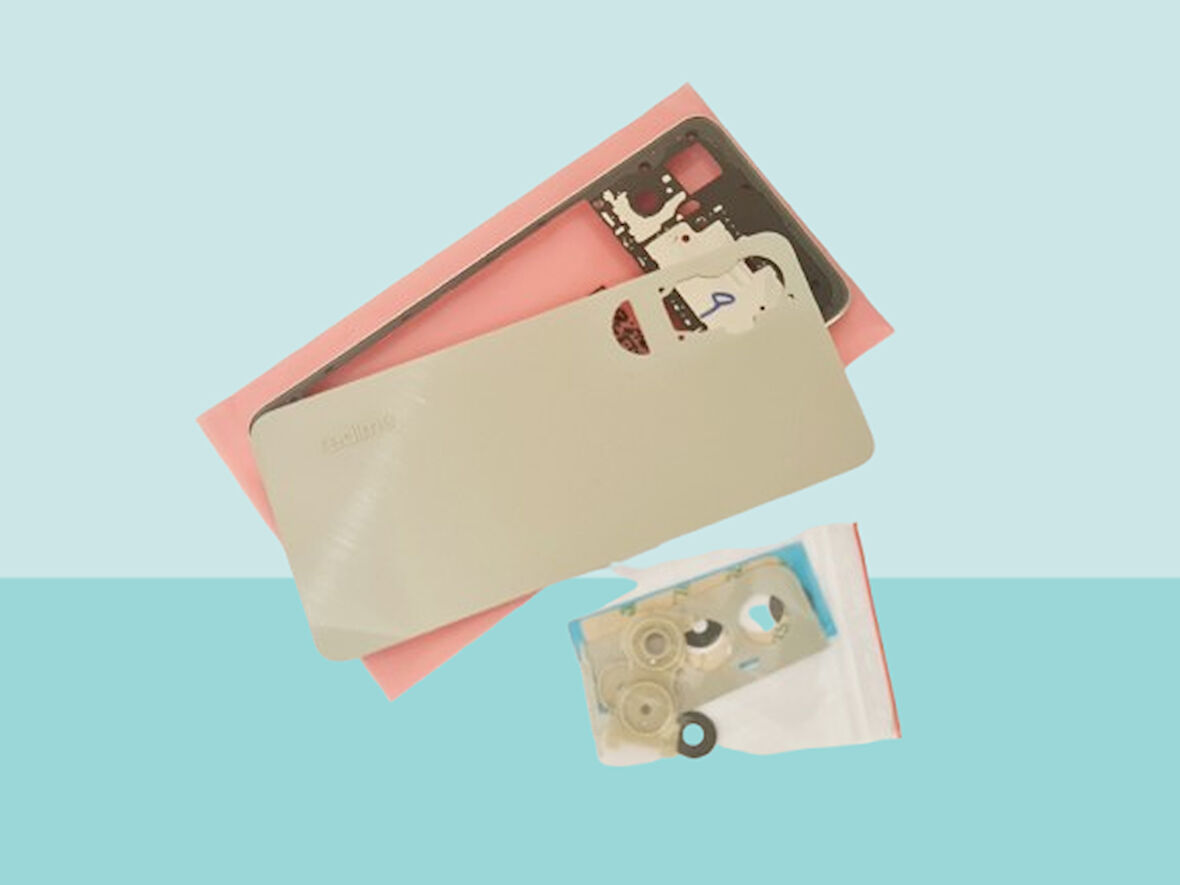 Tkgz - Oppo Realme C65 KASA FULL Arka Kapak Batarya Kapağı - BEYAZ