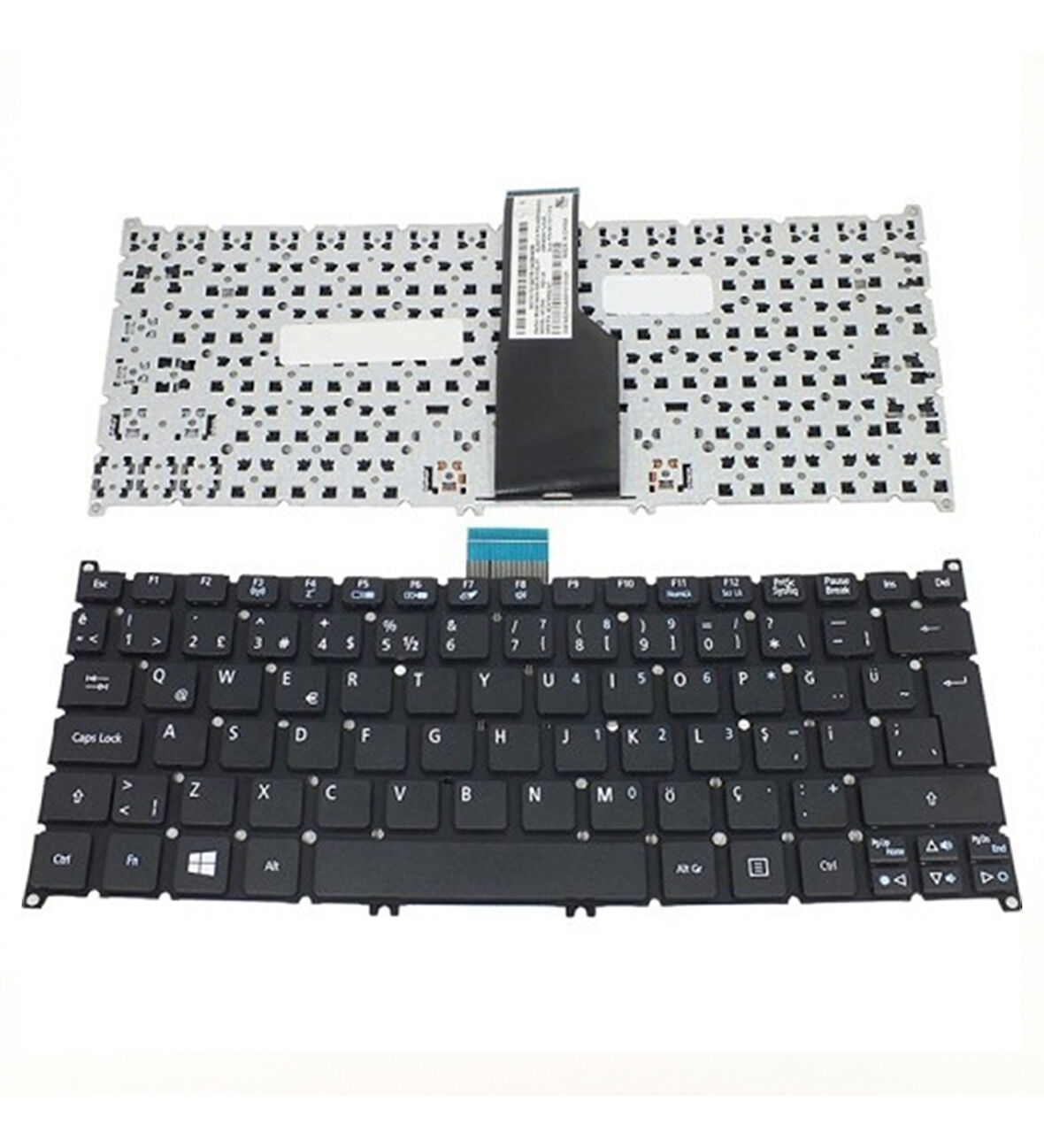 KBI100A222 Klavye Türkçe Siyah