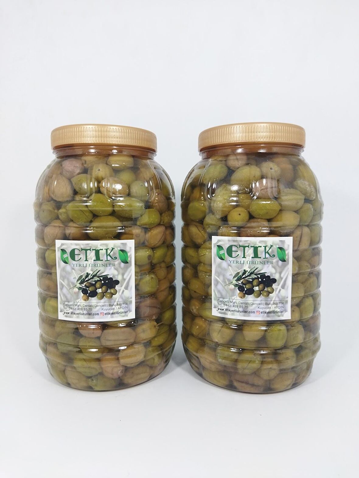 Memecik Cinsi Dilme Tatlanmış Zeytin 2'li Paket 3 Kg+3 Kg