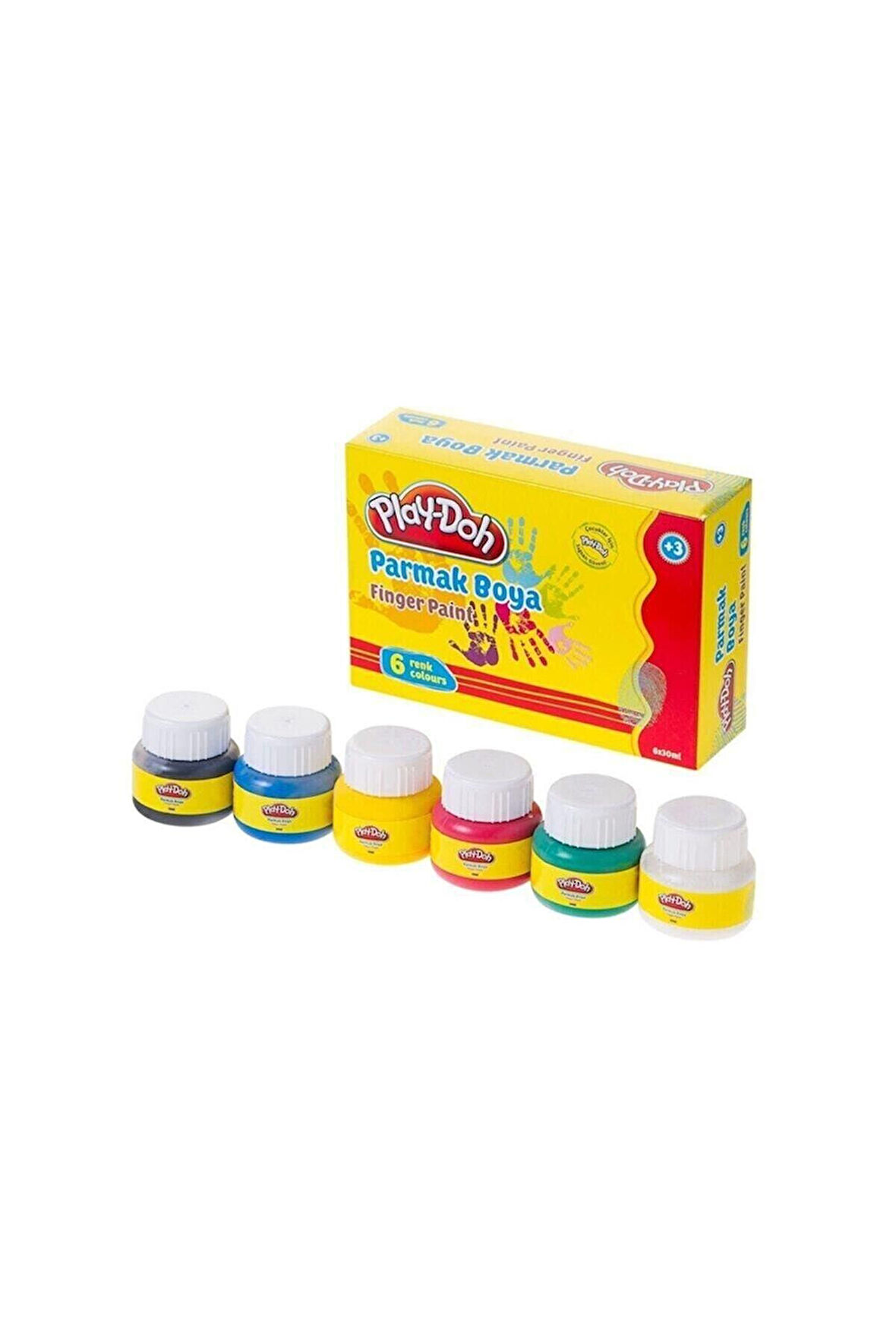 Play-doh Parmak Boyası 30 Ml 6 Renk Parmak Boyası